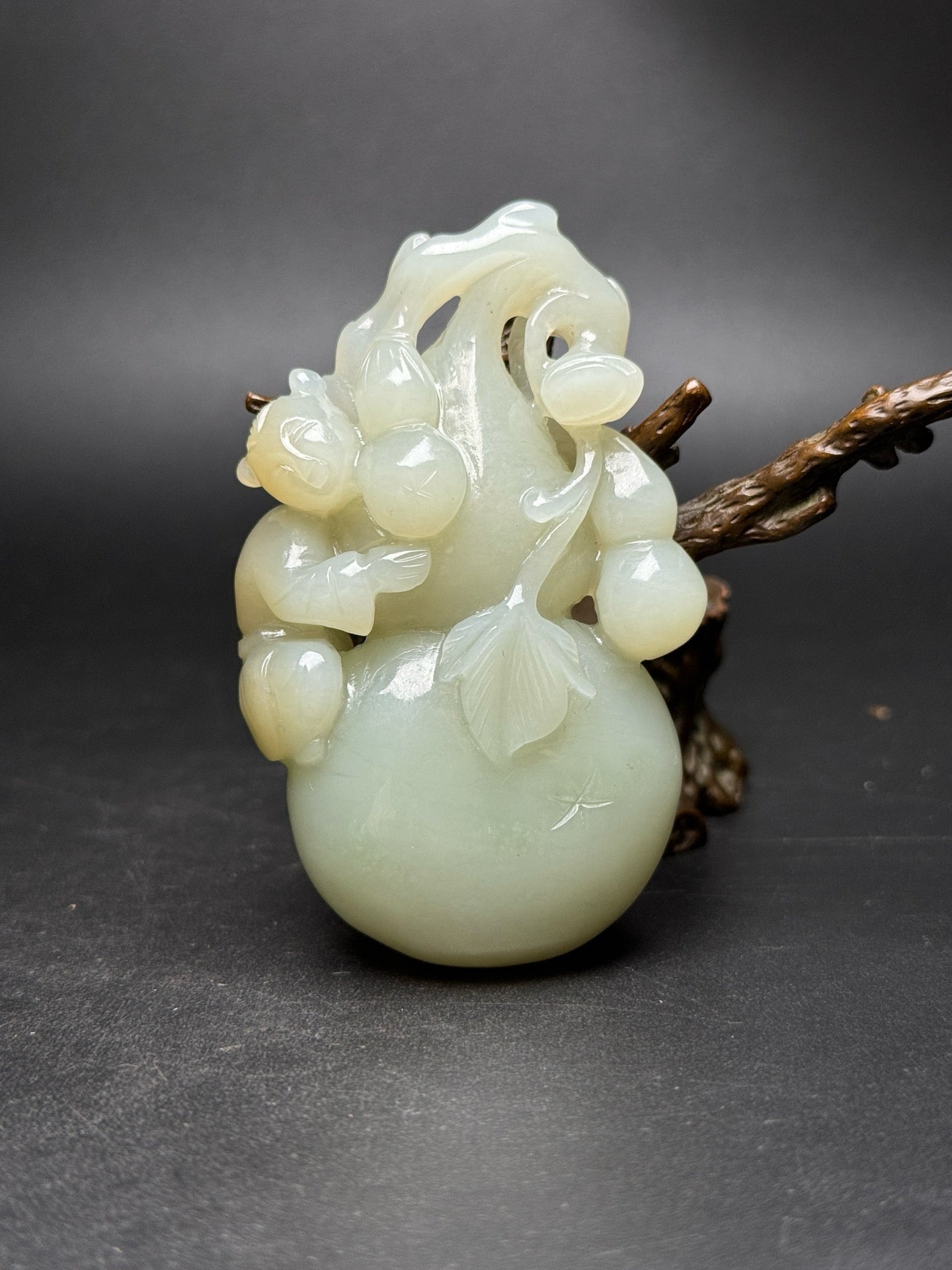 Chinese antique Hotan Jade gourd