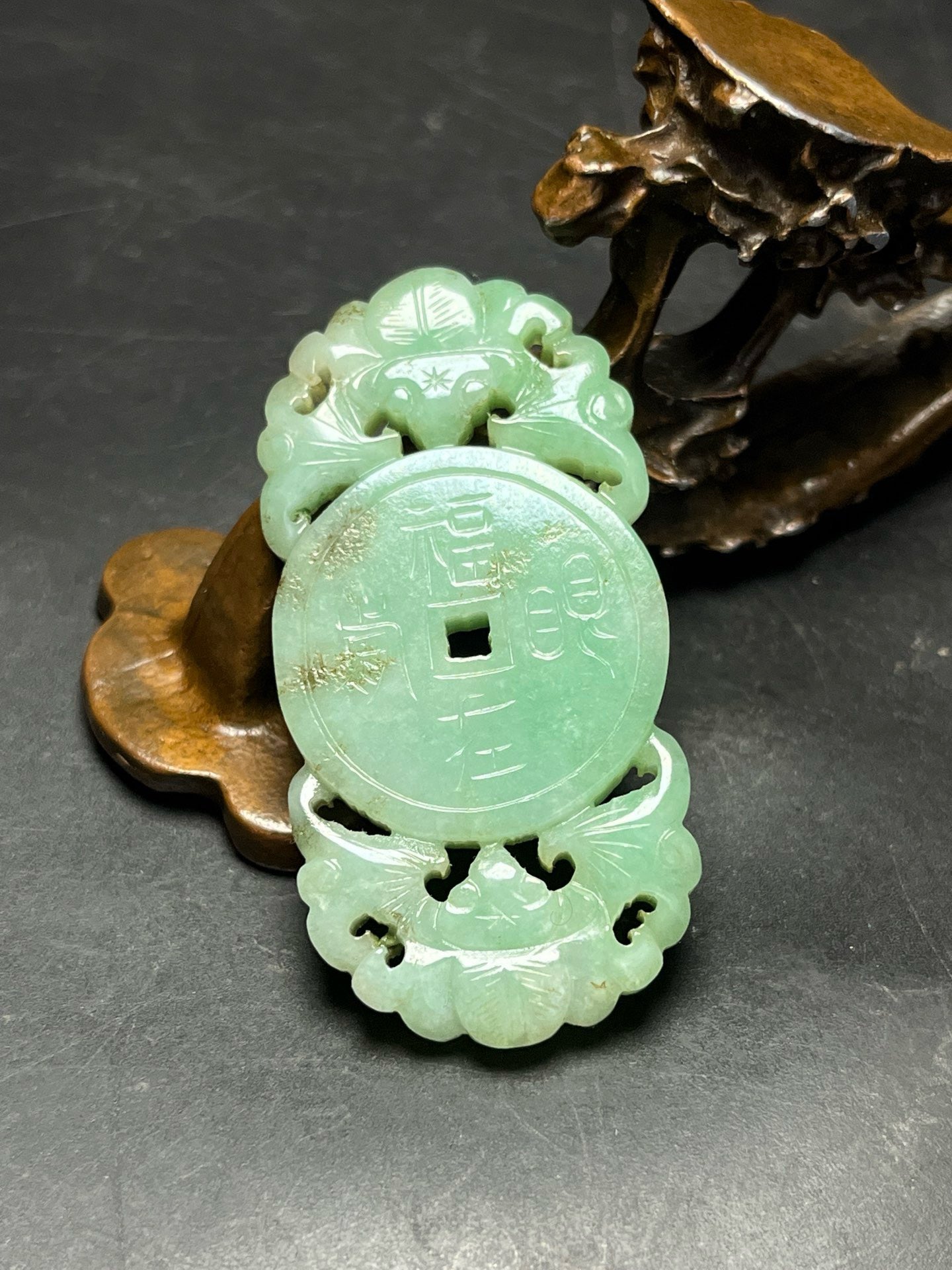 Chinese antique natural jadeite