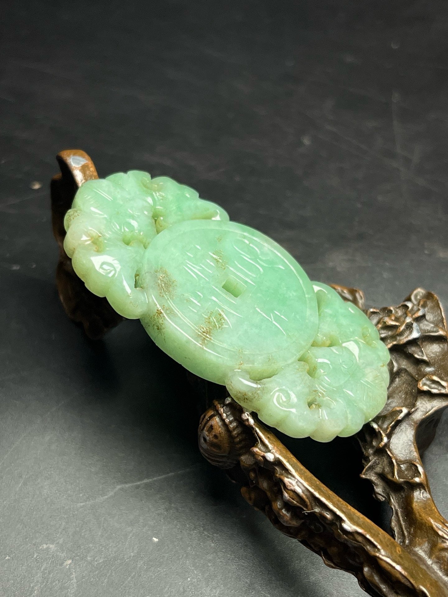 Chinese antique natural jadeite