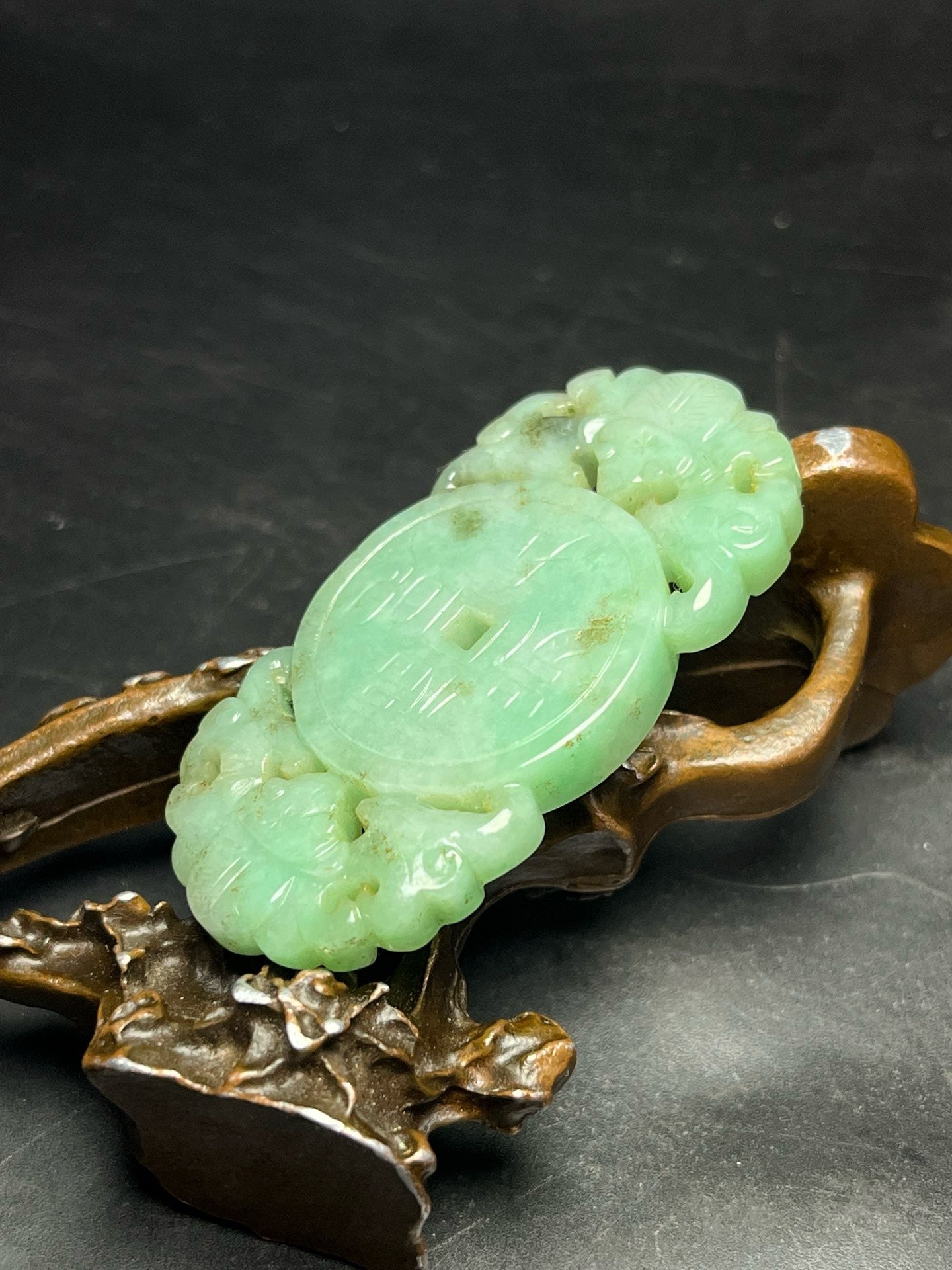 Chinese antique natural jadeite