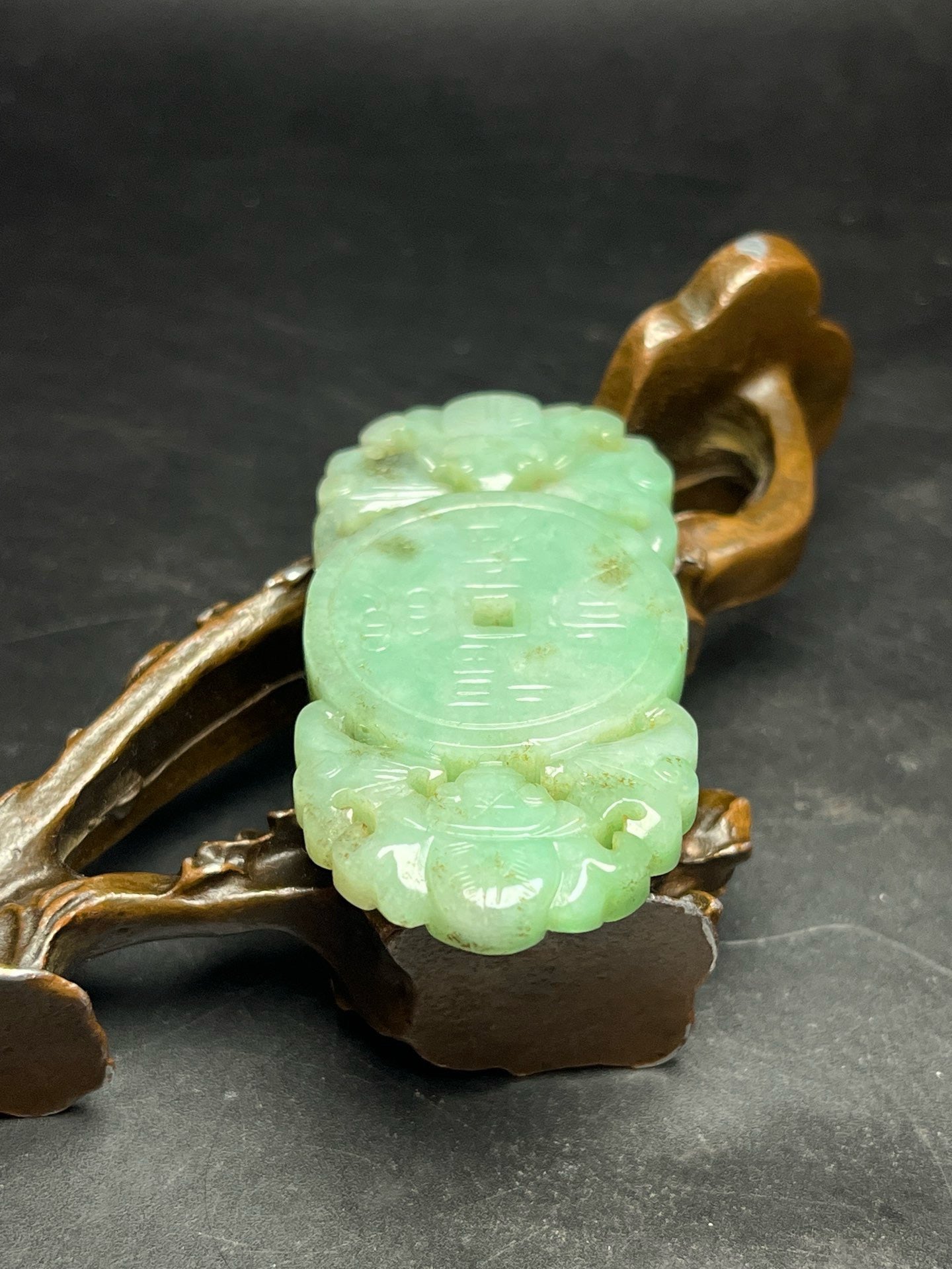 Chinese antique natural jadeite