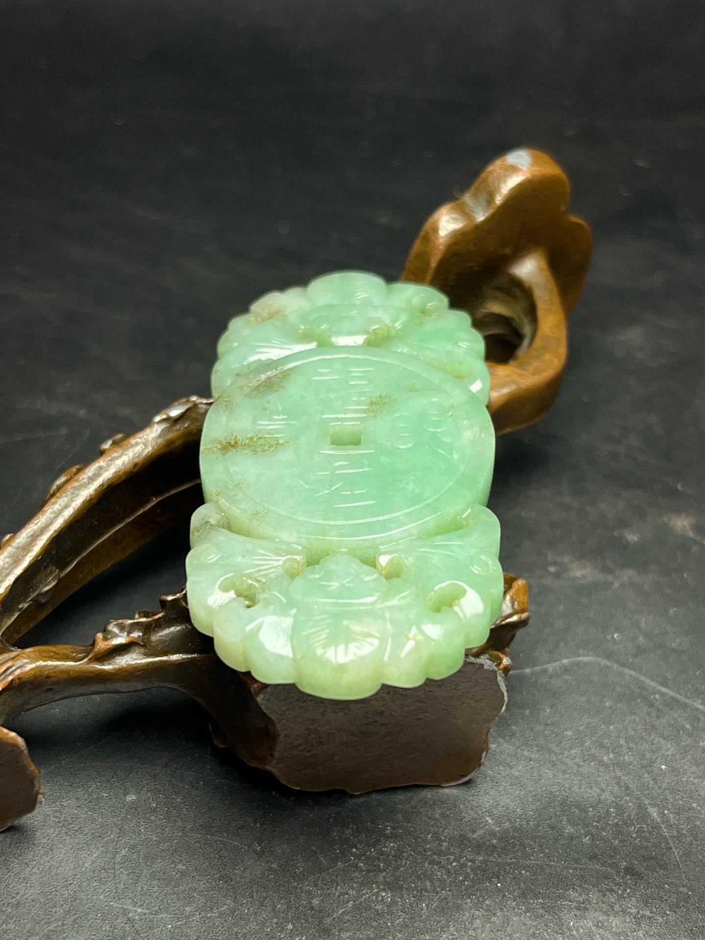 Chinese antique natural jadeite