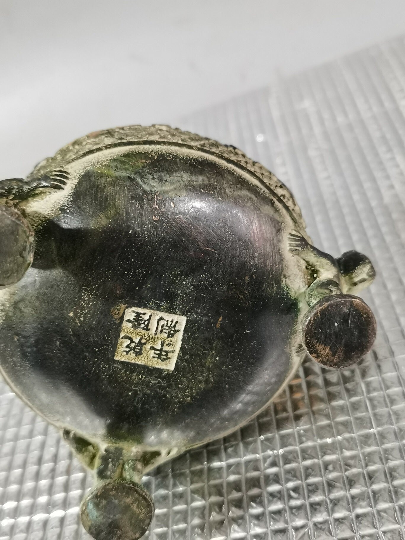 Chinese antique pure copper attracts wealth and treasures, incense burner incense