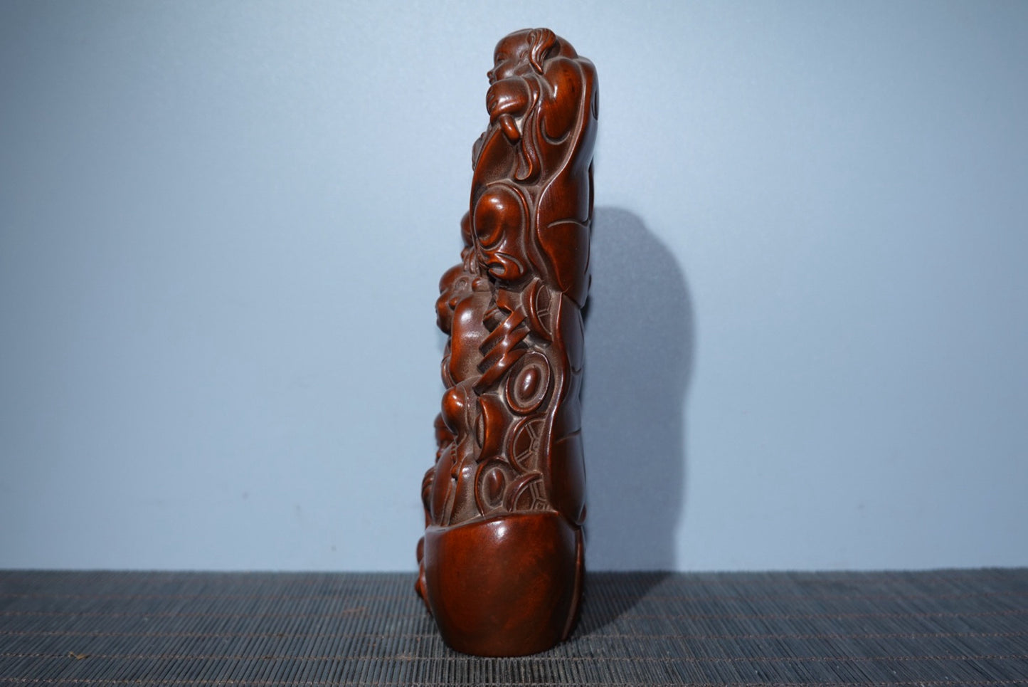 Huangyang wood carving and carving of Wuzi Dengke ornaments, furniture decorations, collectibles, gifts