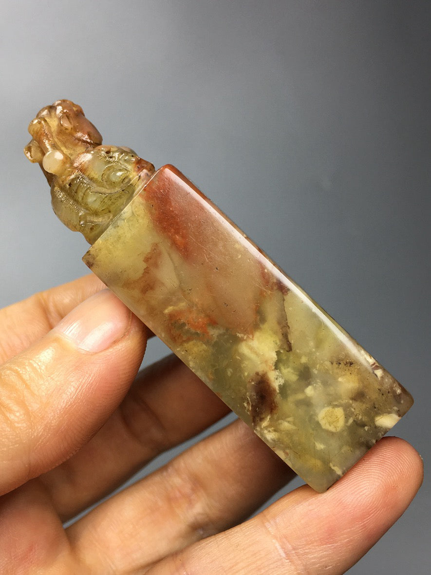 Chinese Antique Shoushan Stone Seal