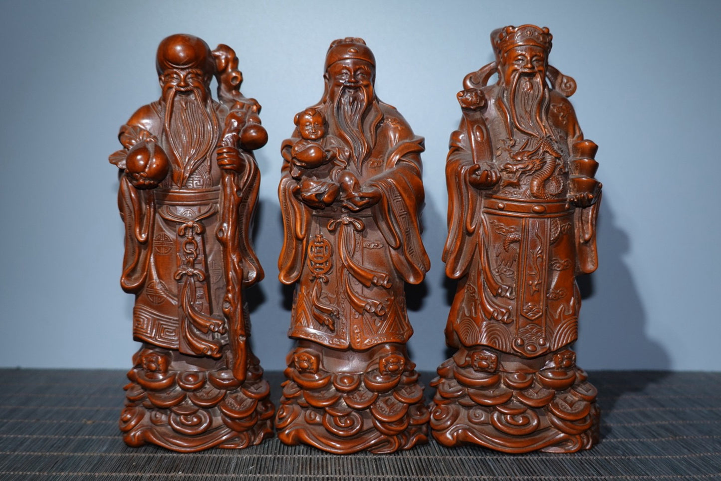 boxwood, fortune, fortune, longevity, three star ornaments, furniture decorations, collectibles, gifts