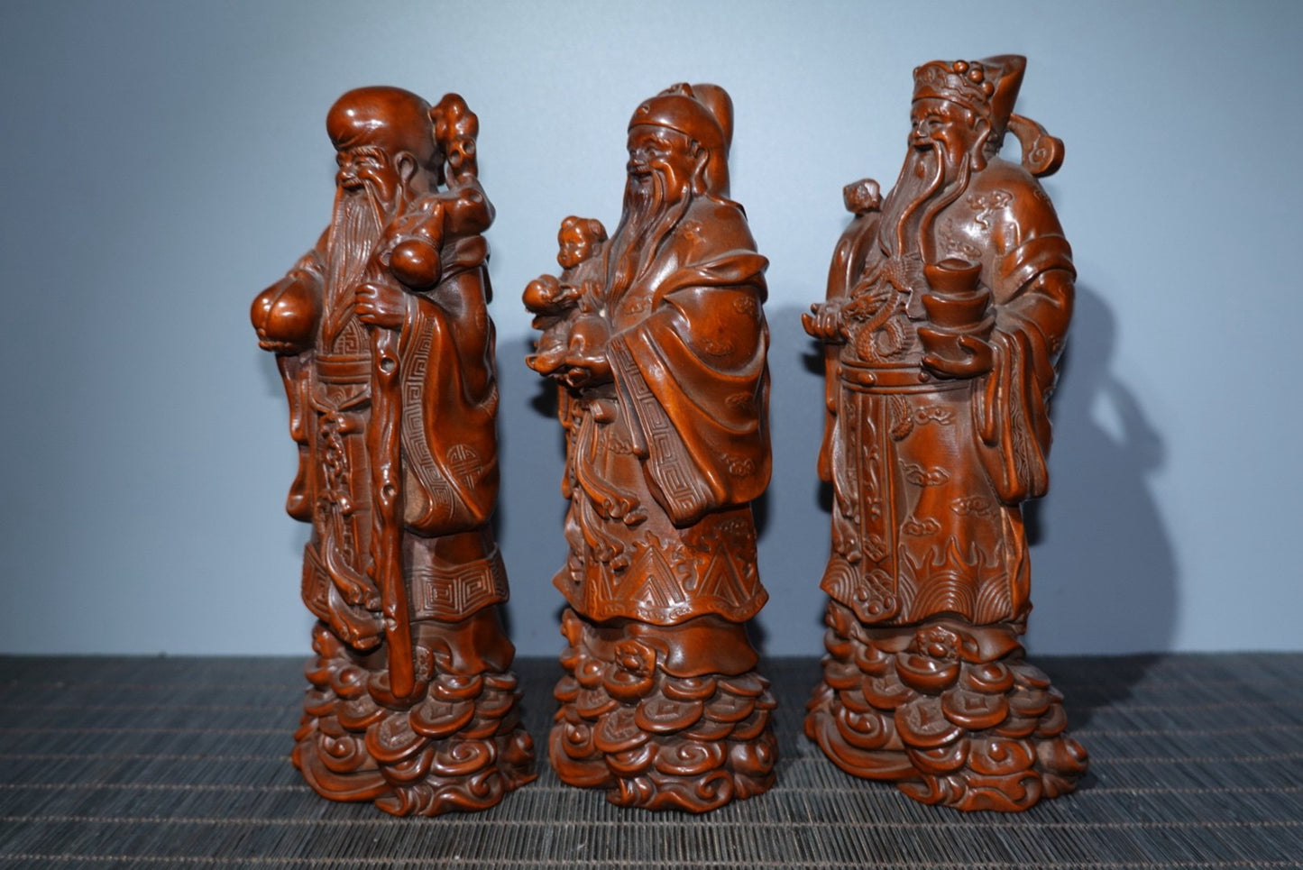 boxwood, fortune, fortune, longevity, three star ornaments, furniture decorations, collectibles, gifts