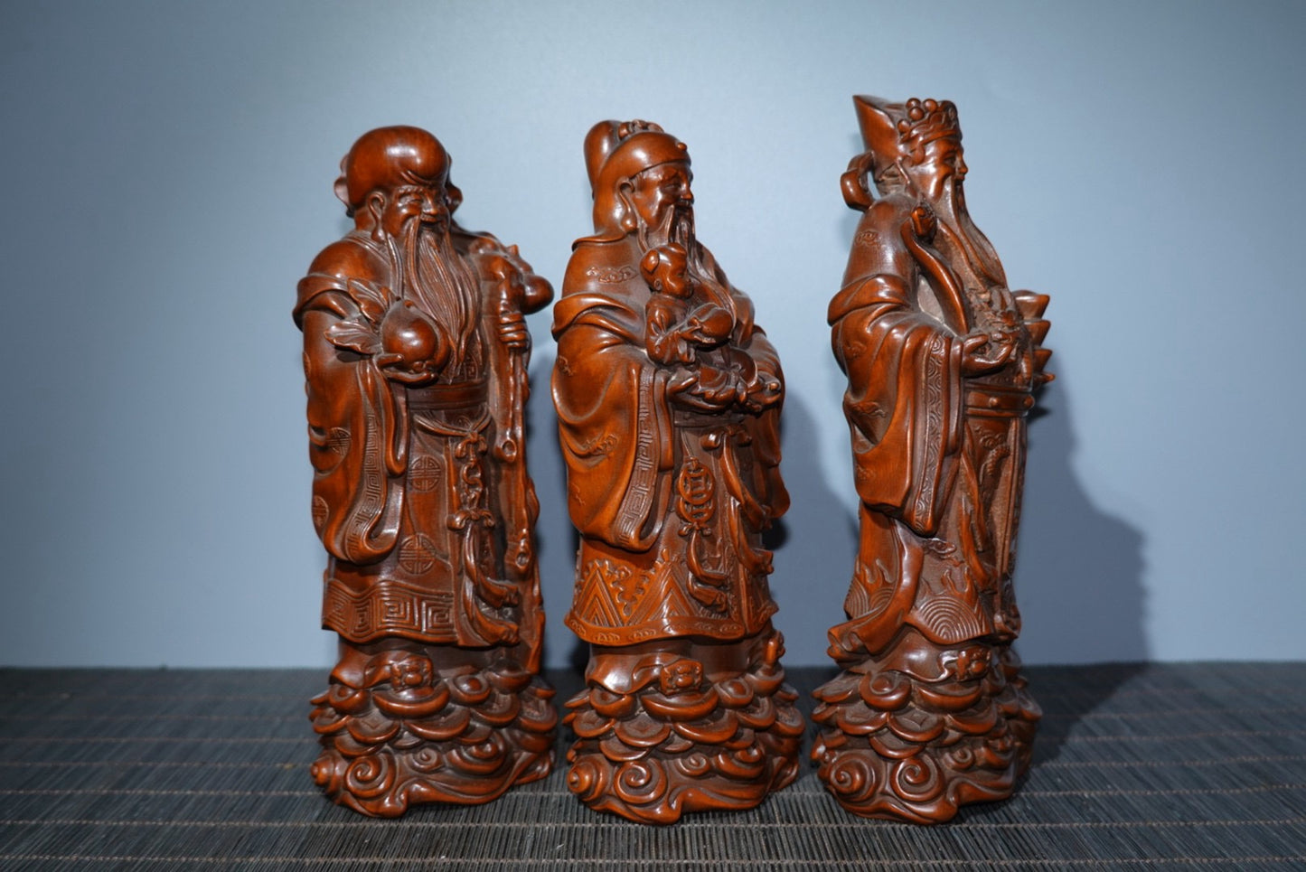 boxwood, fortune, fortune, longevity, three star ornaments, furniture decorations, collectibles, gifts