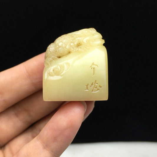 Chinese Antique Shoushan Stone Seal