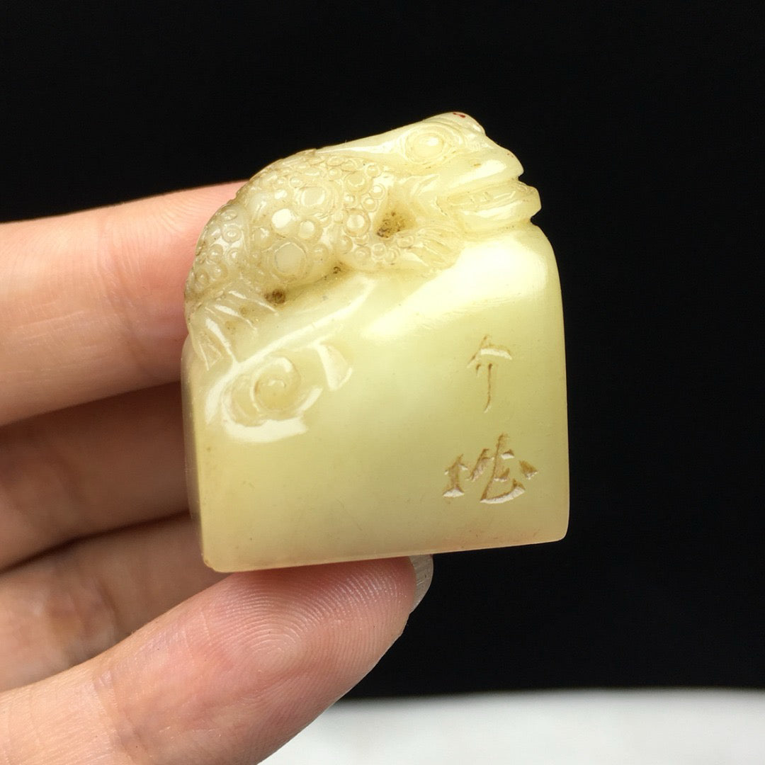 Chinese Antique Shoushan Stone Seal