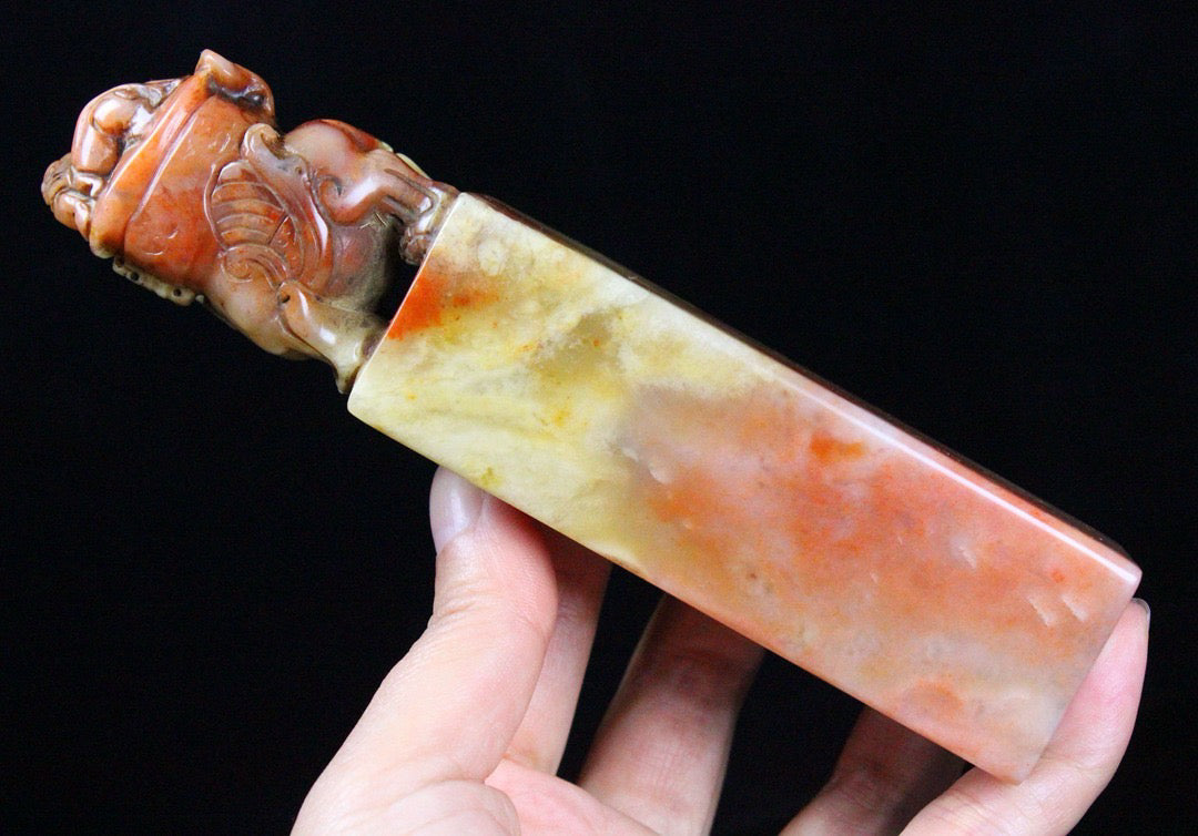 Chinese Antique Shoushan Stone Seal