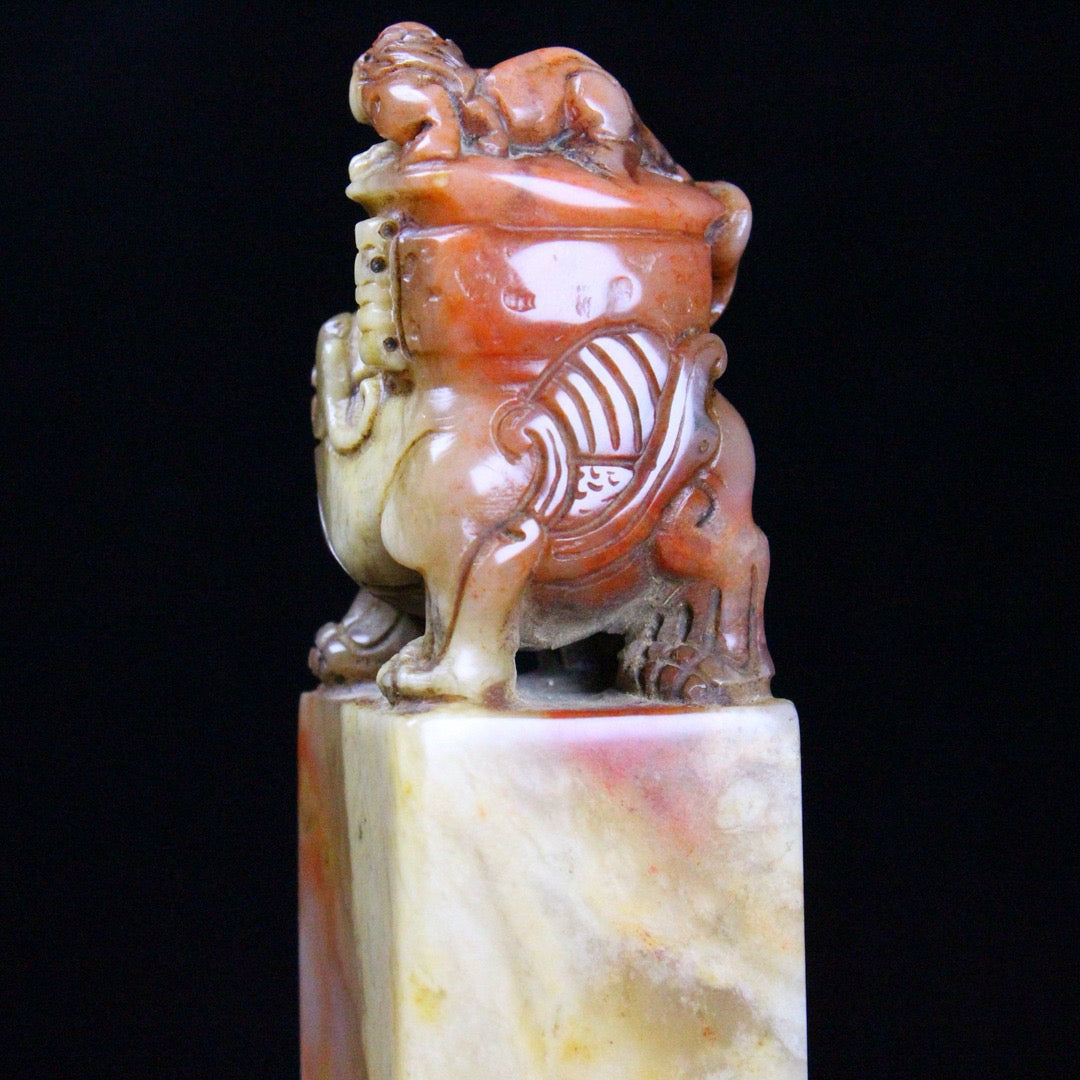 Chinese Antique Shoushan Stone Seal