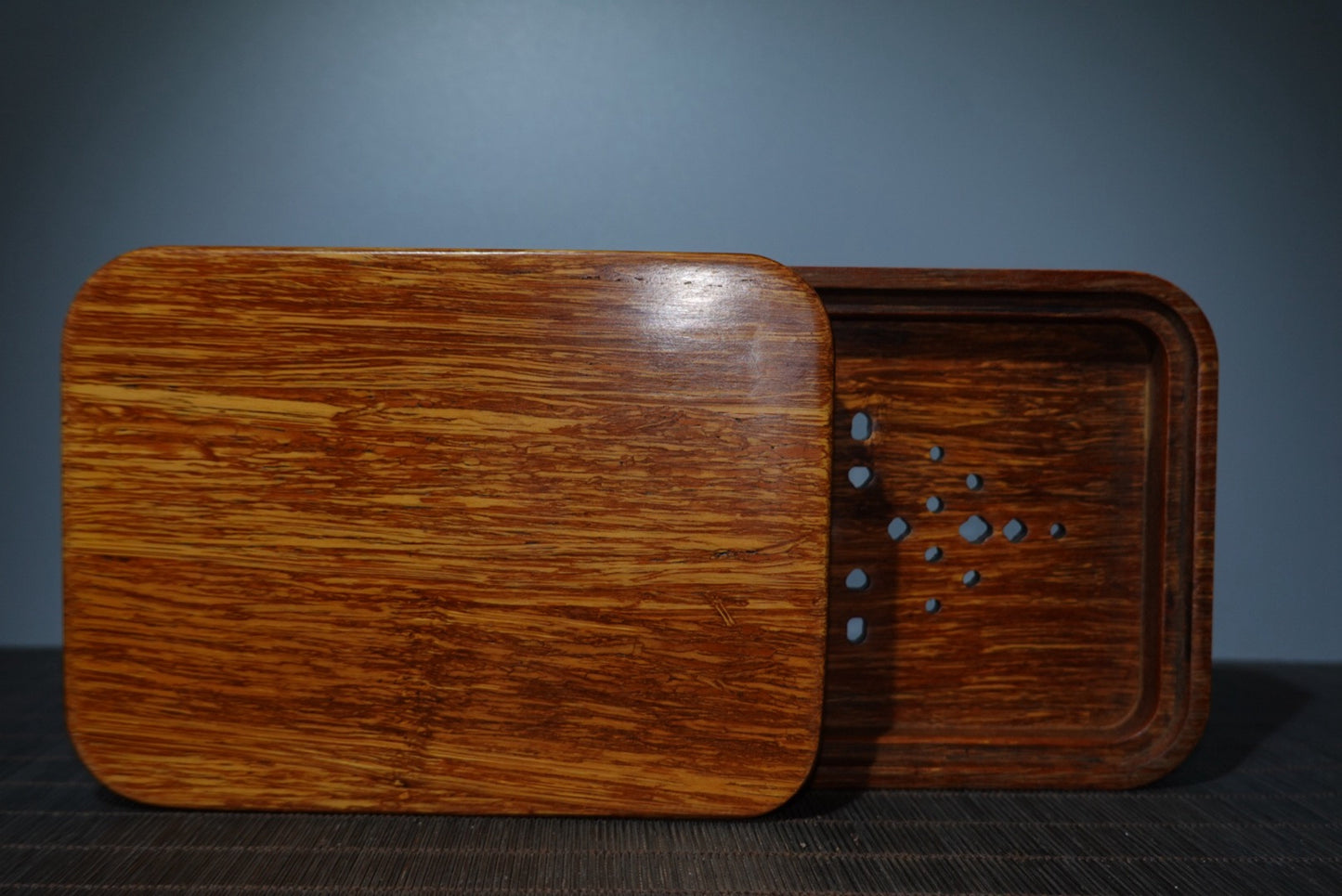 Collection Huangyang Wood Carved Inkstone Box