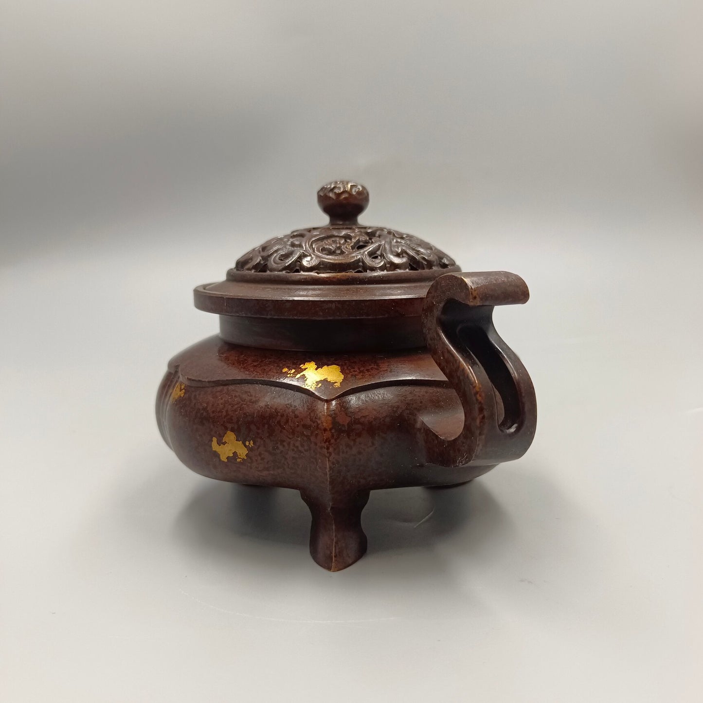 Chinese antique pure copper incense hanging furnace ornaments