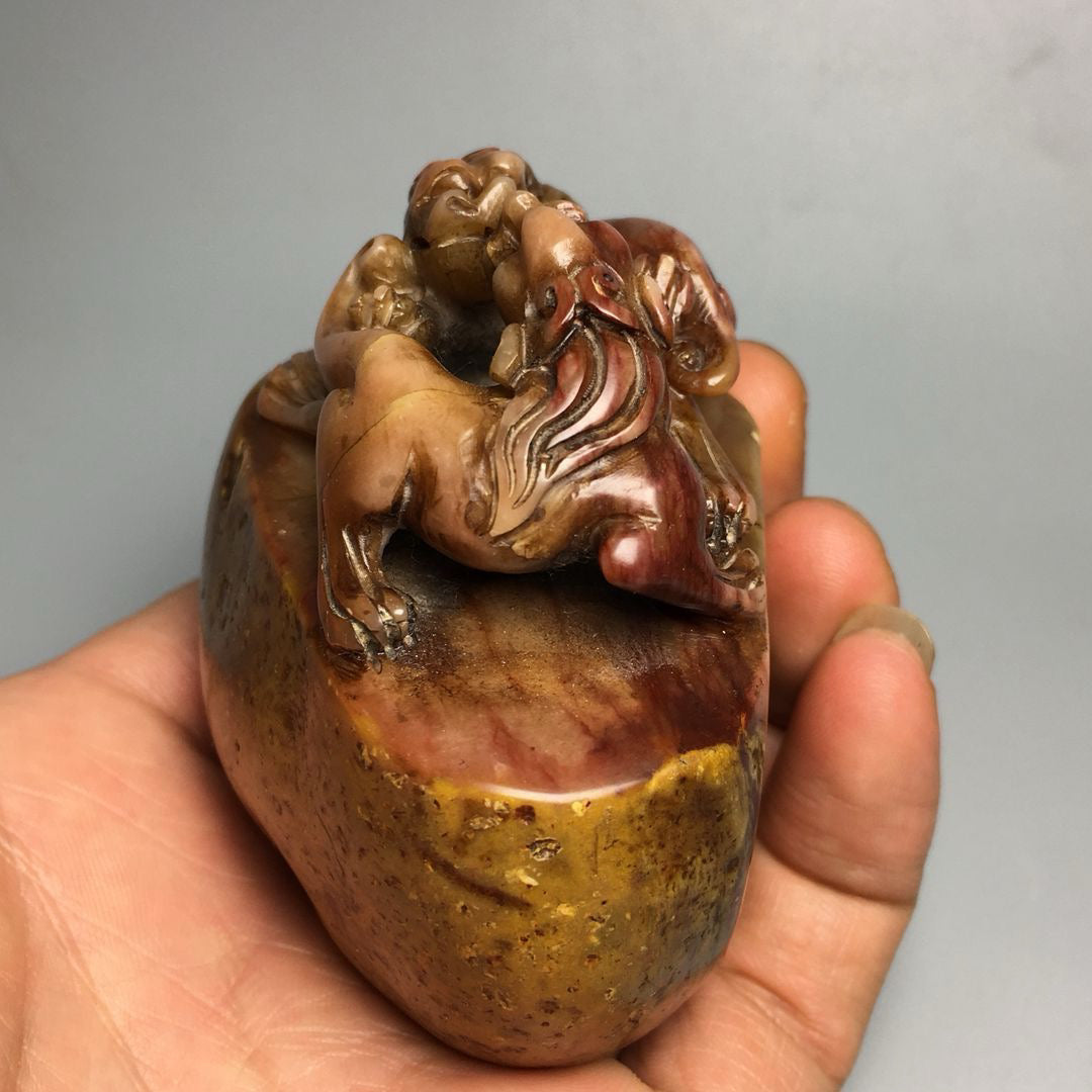 Chinese Antique Shoushan Stone Seal