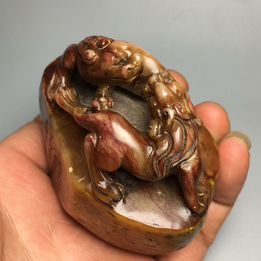 Chinese Antique Shoushan Stone Seal