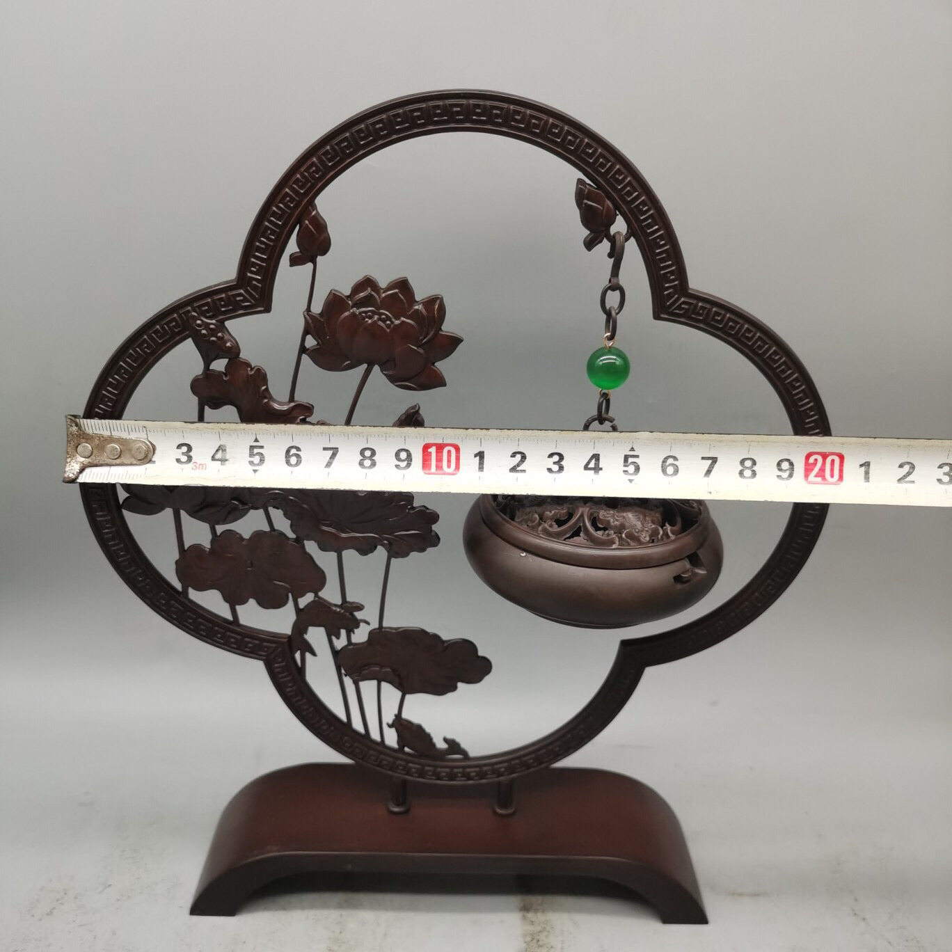 Chinese antique pure copper incense hanging furnace ornaments