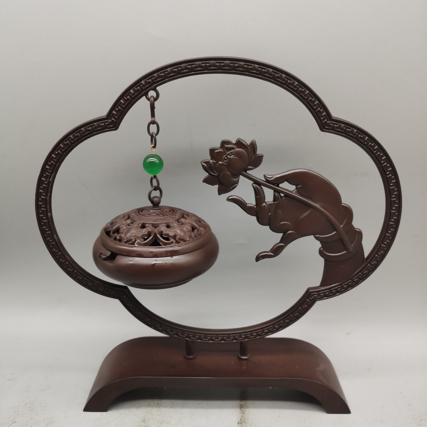 Chinese antique pure copper incense hanging furnace ornaments