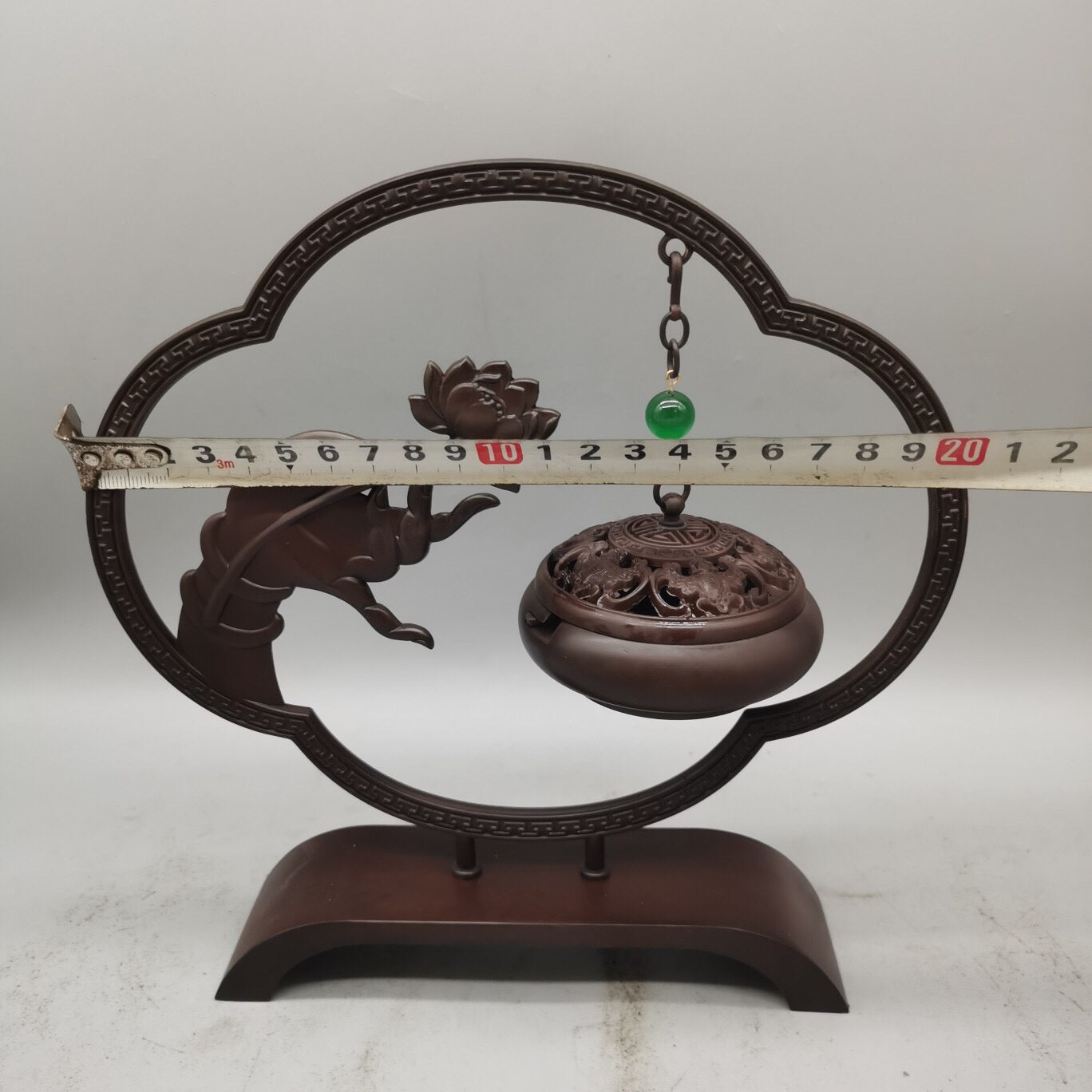 Chinese antique pure copper incense hanging furnace ornaments