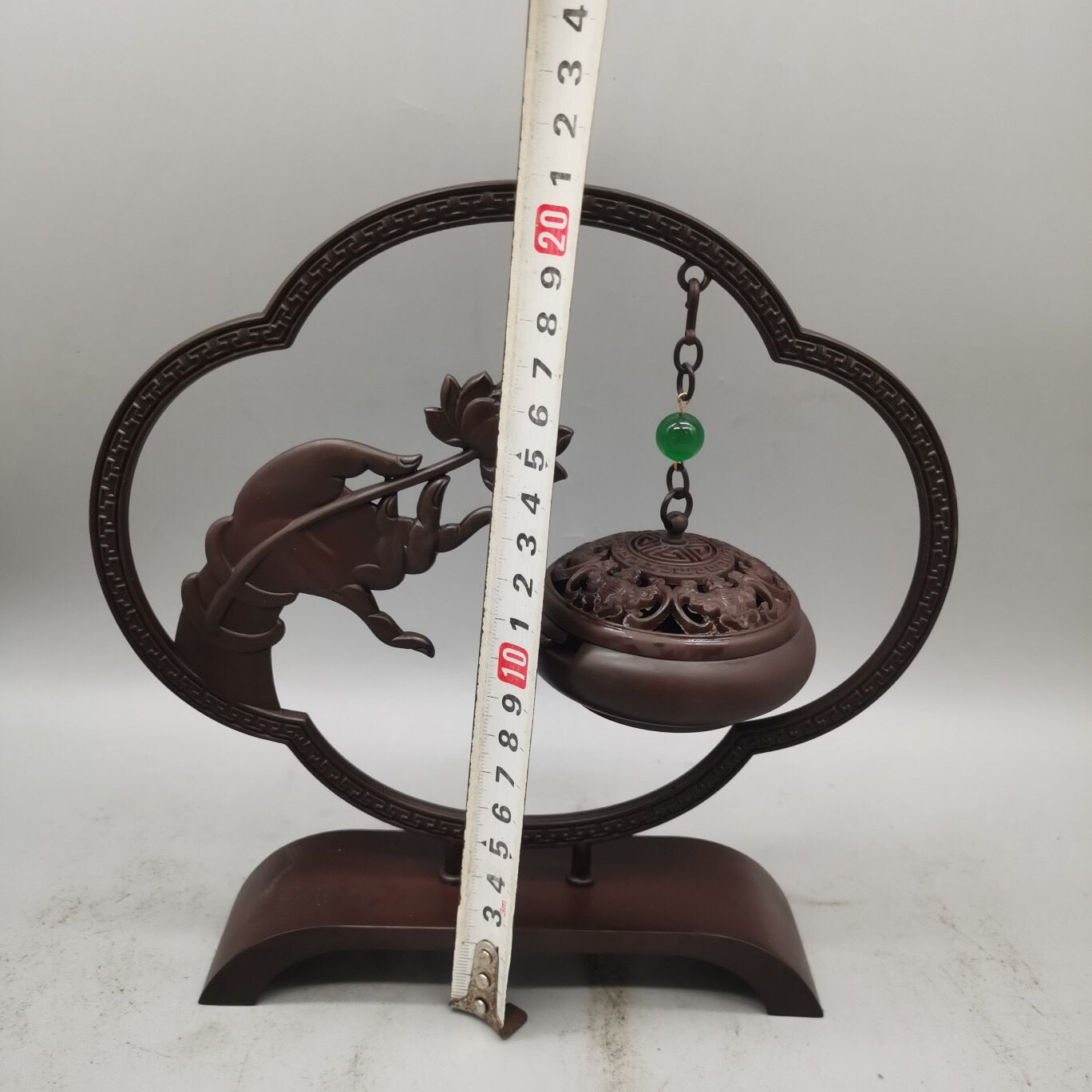 Chinese antique pure copper incense hanging furnace ornaments