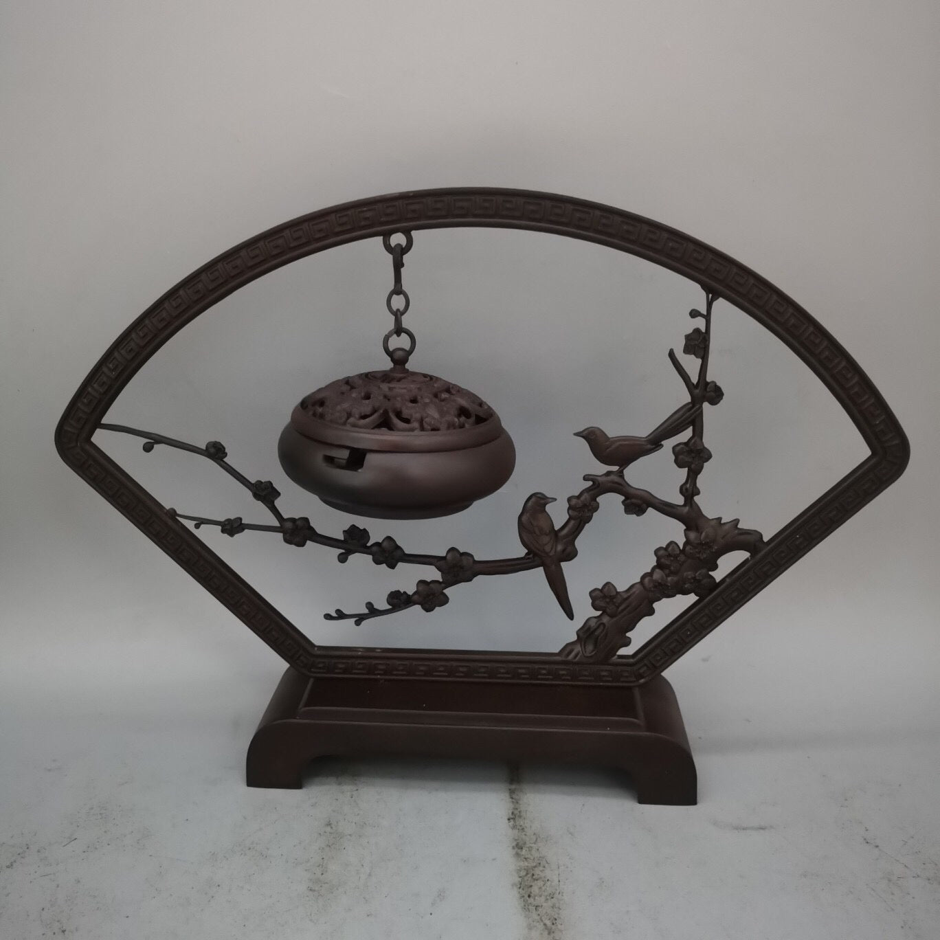 Chinese antique pure copper incense hanging furnace ornaments