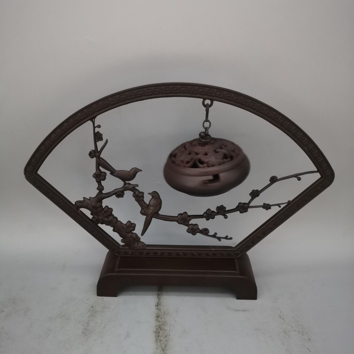 Chinese antique pure copper incense hanging furnace ornaments