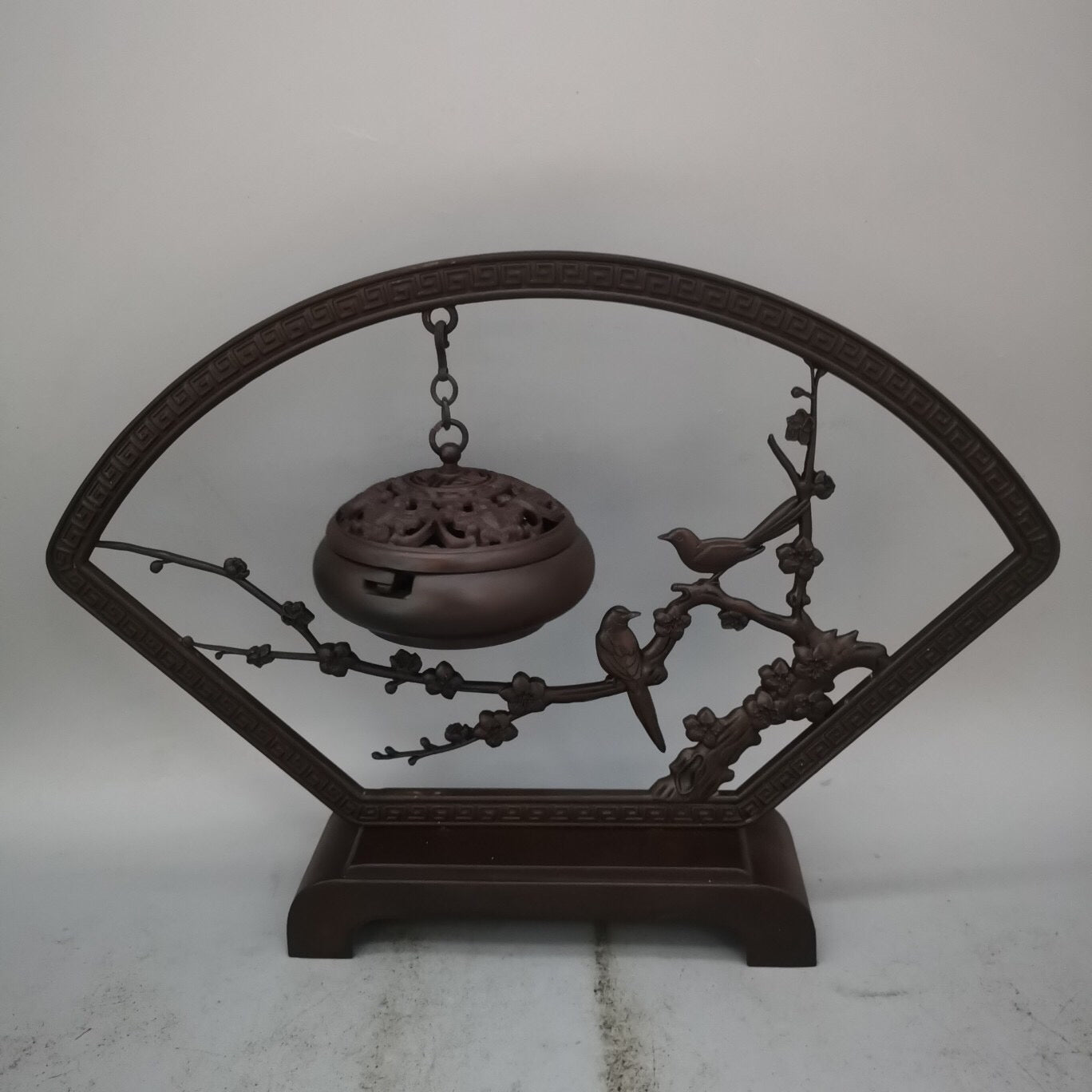 Chinese antique pure copper incense hanging furnace ornaments