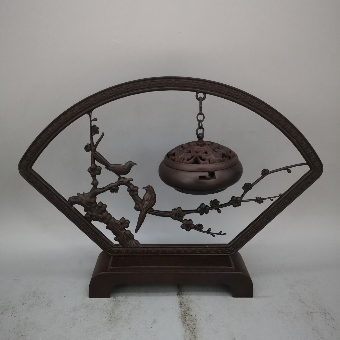 Chinese antique pure copper incense hanging furnace ornaments