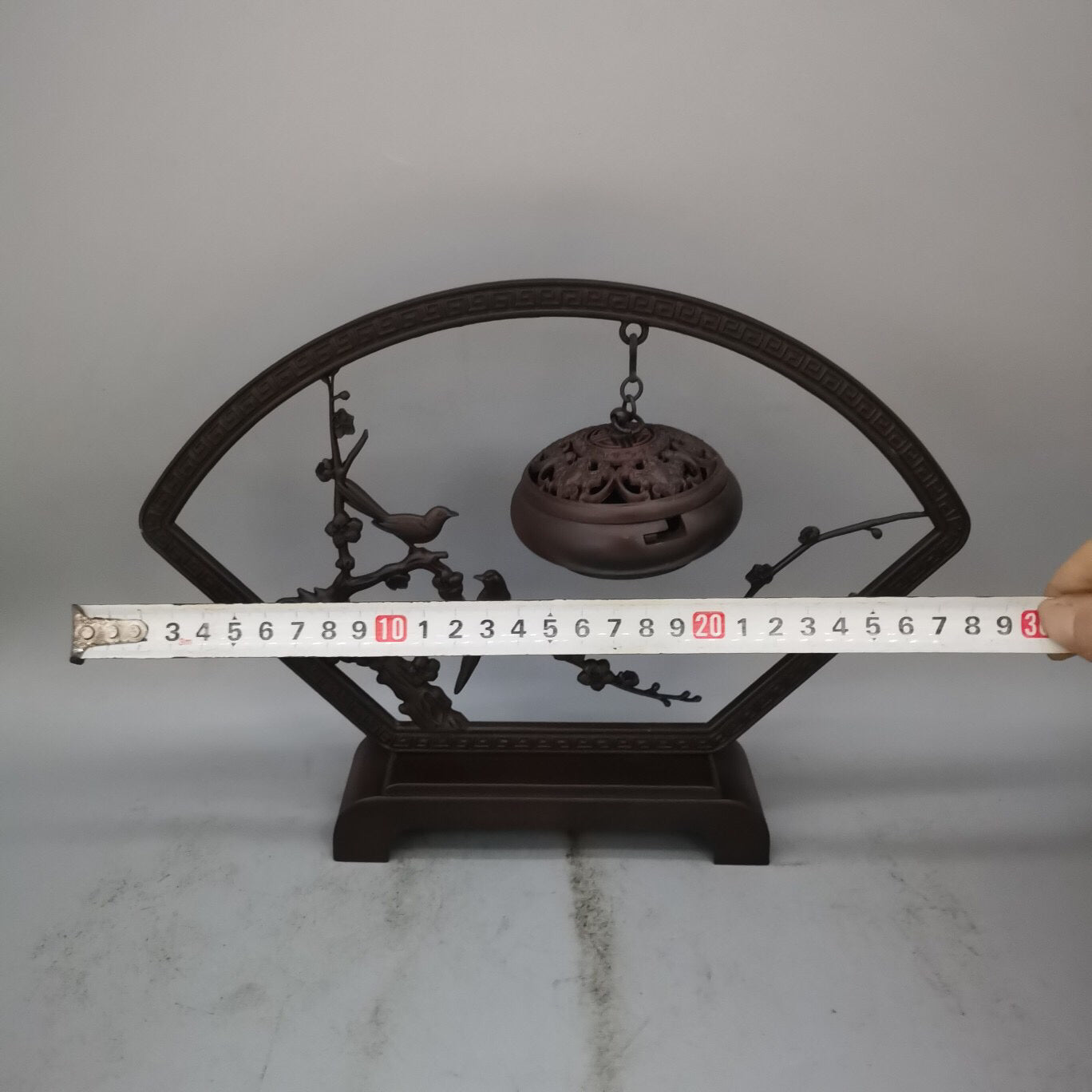 Chinese antique pure copper incense hanging furnace ornaments