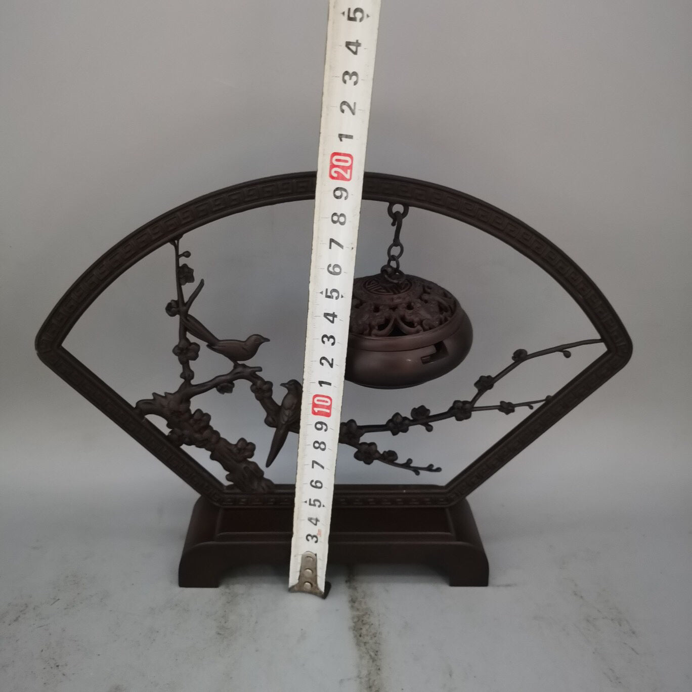 Chinese antique pure copper incense hanging furnace ornaments