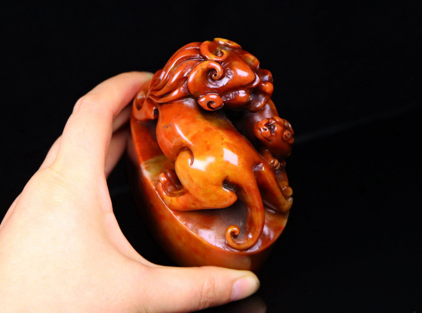 Chinese Antique Shoushan Stone Seal