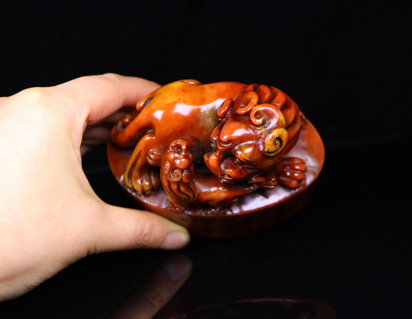 Chinese Antique Shoushan Stone Seal