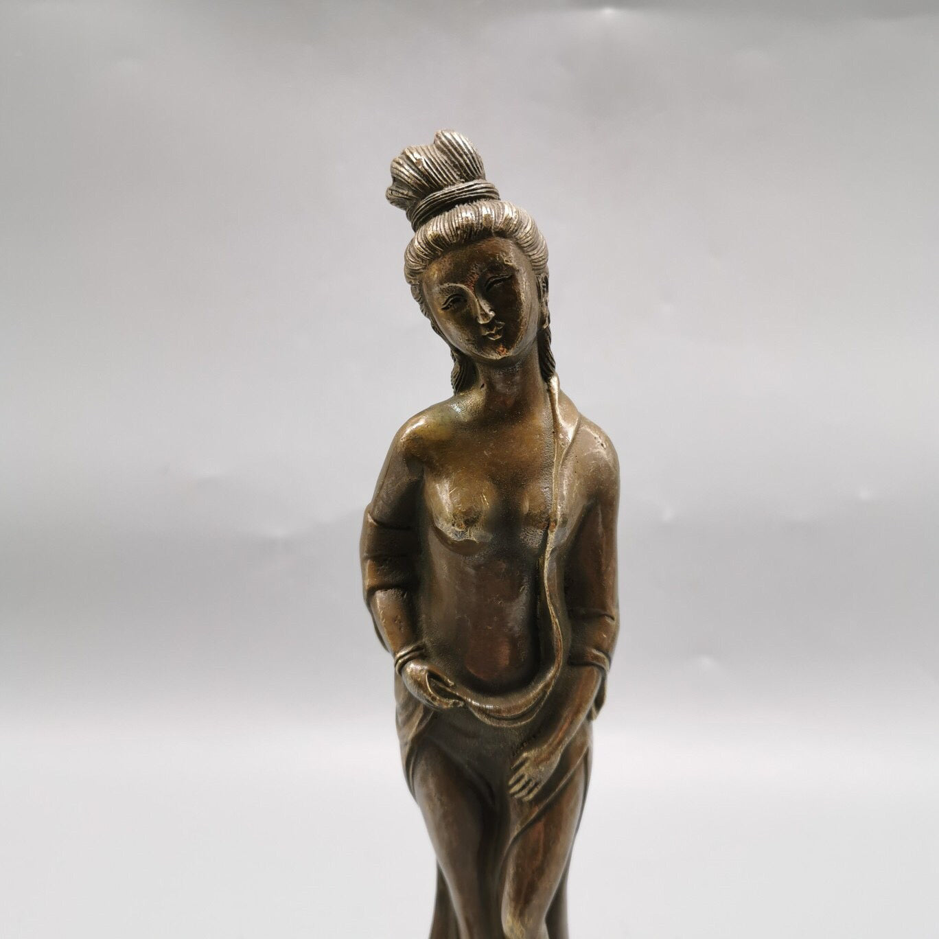 Chinese antique pure copper beauty ornaments