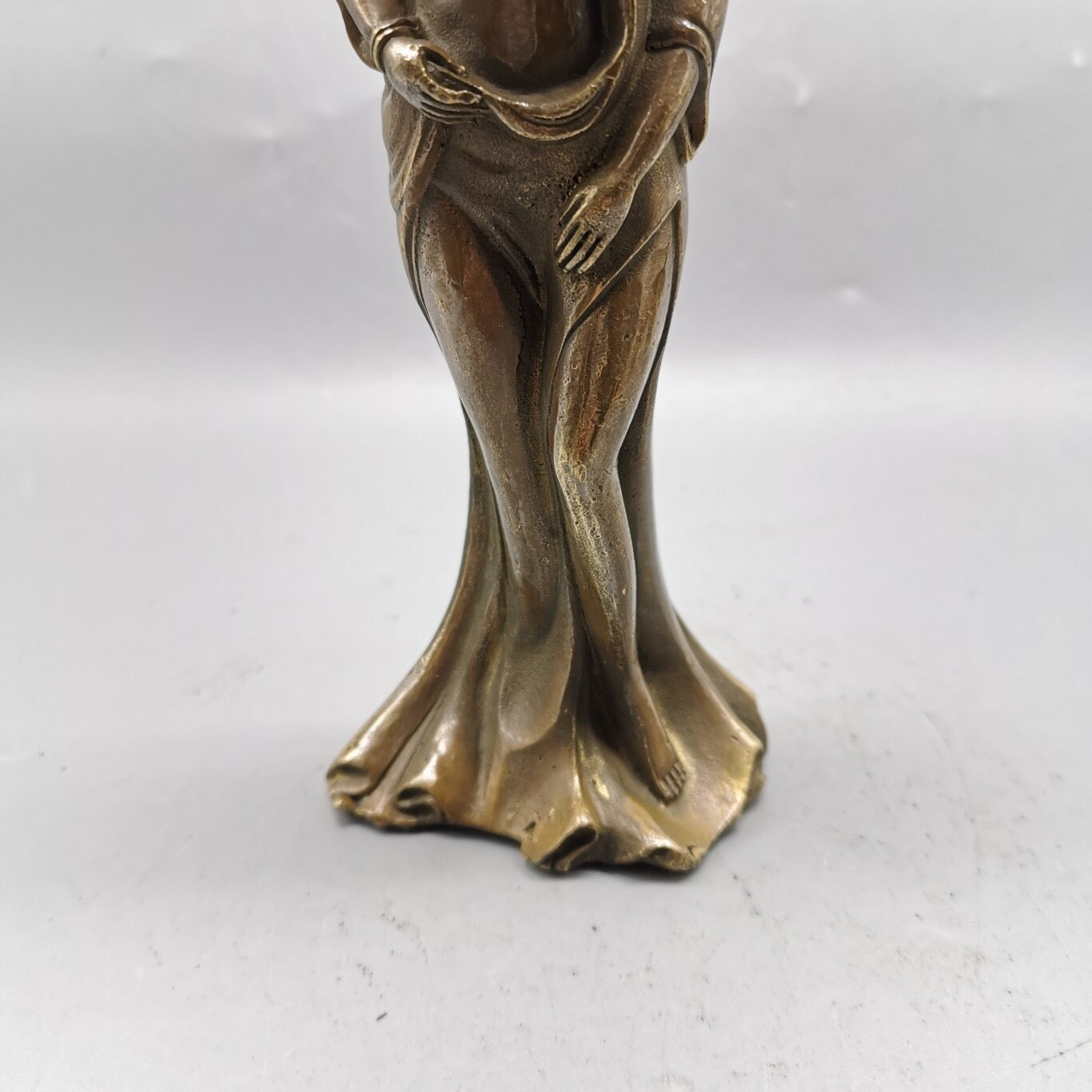 Chinese antique pure copper beauty ornaments
