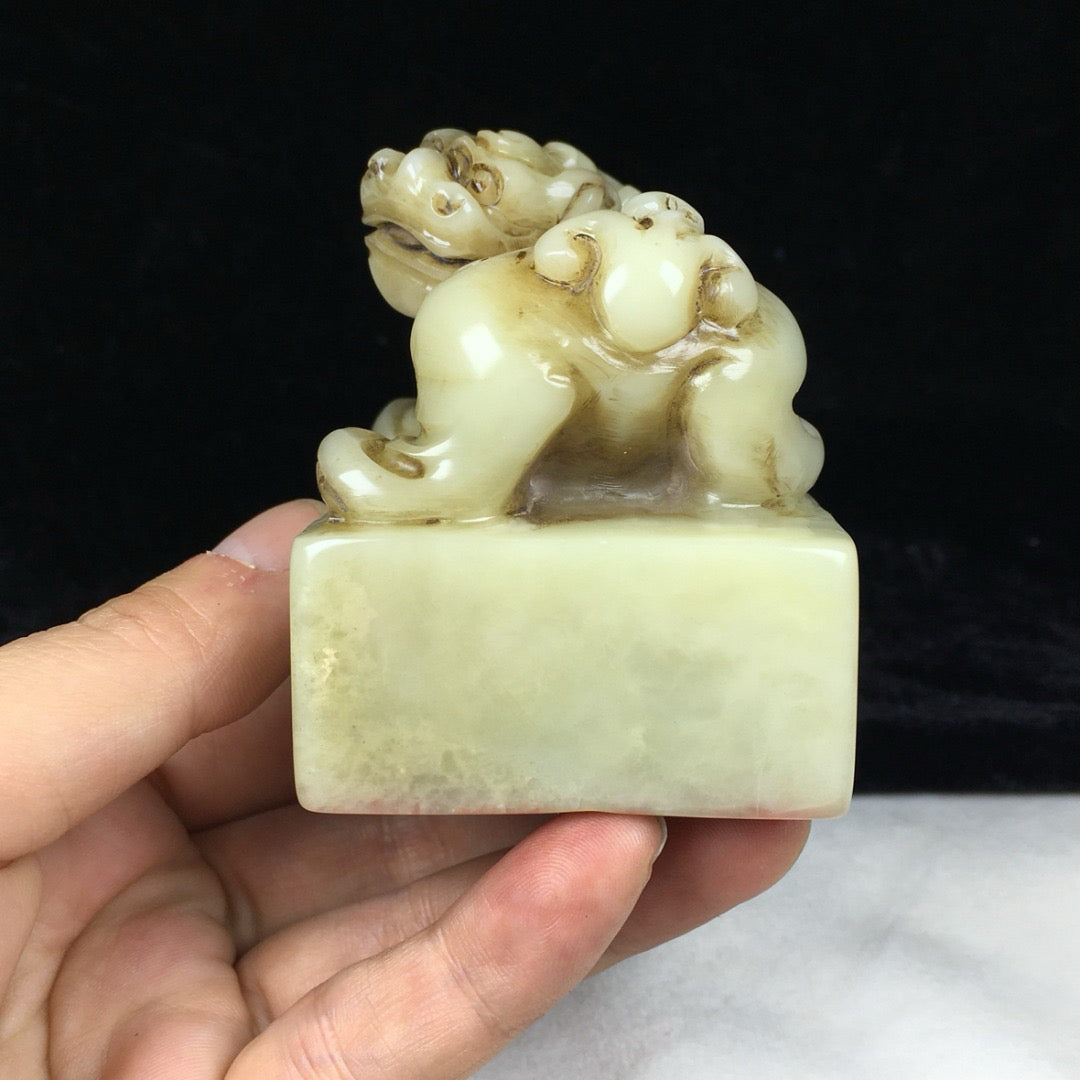 Chinese Antique Shoushan Stone Seal