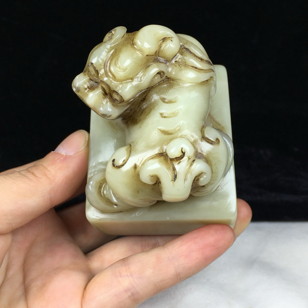 Chinese Antique Shoushan Stone Seal