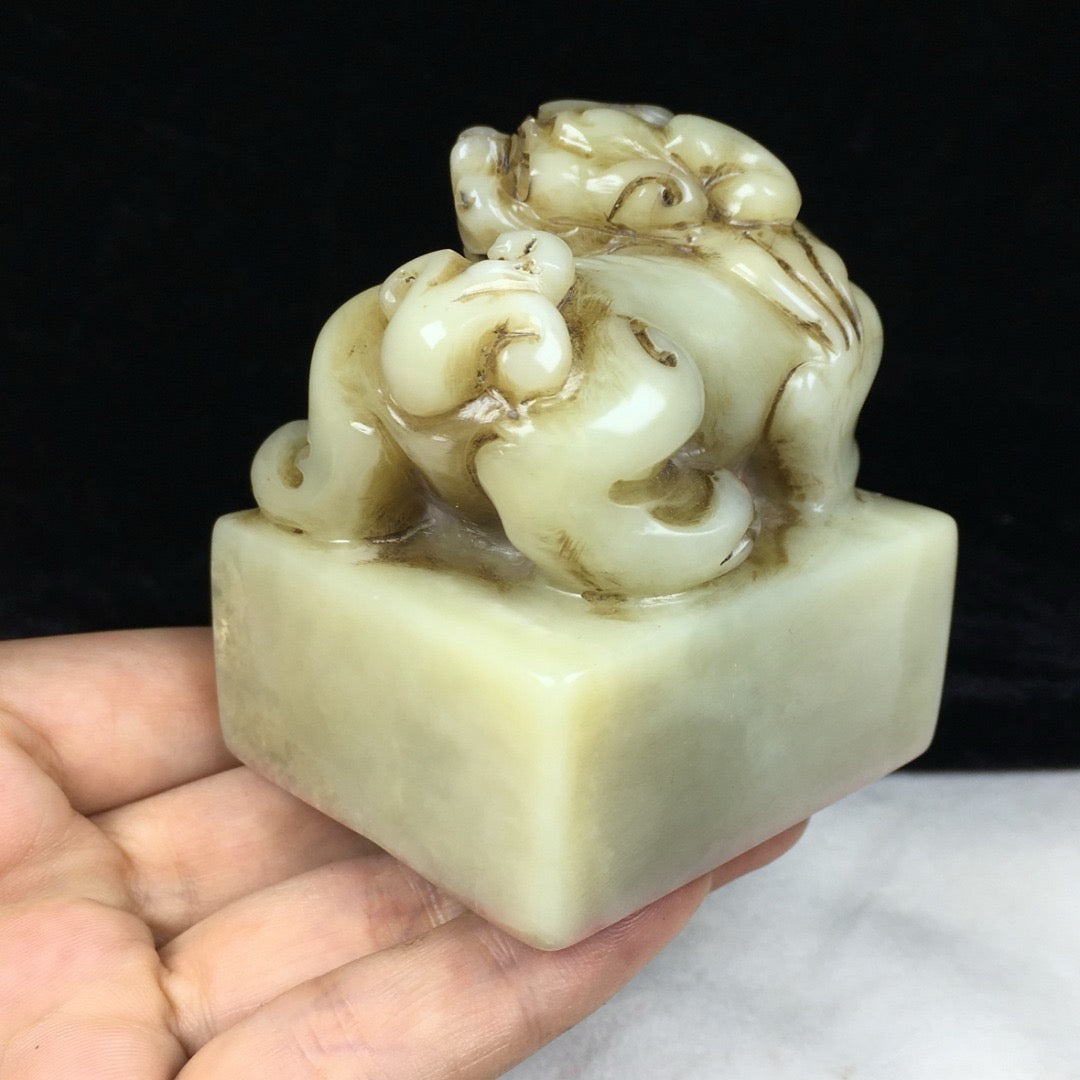 Chinese Antique Shoushan Stone Seal