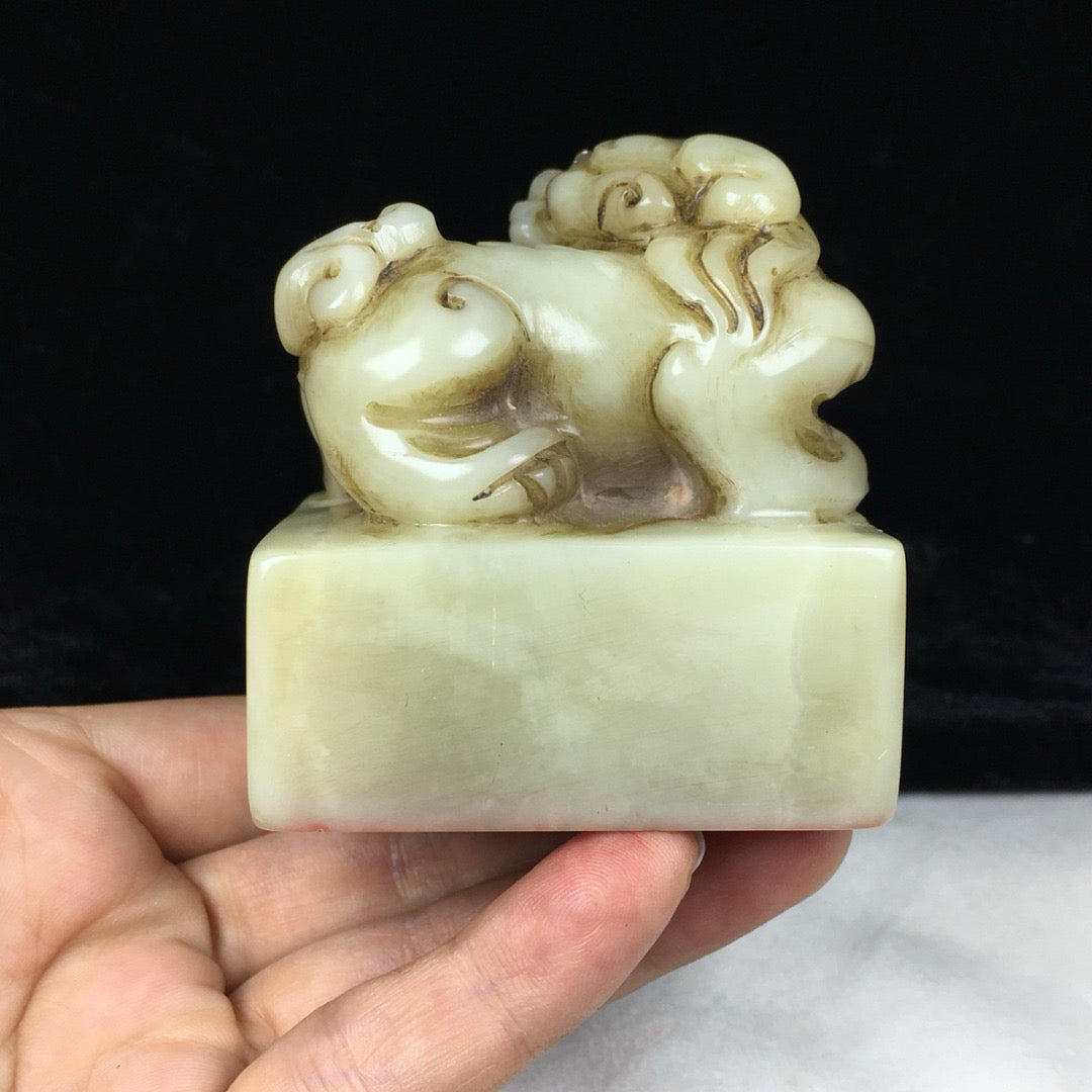 Chinese Antique Shoushan Stone Seal