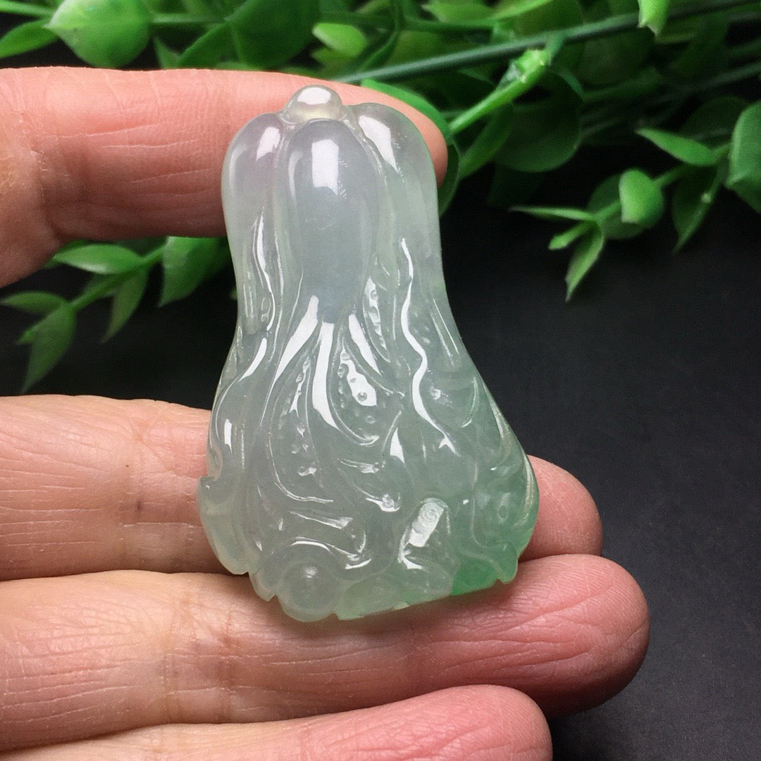 Ice floating green jade three-dimensional cabbage