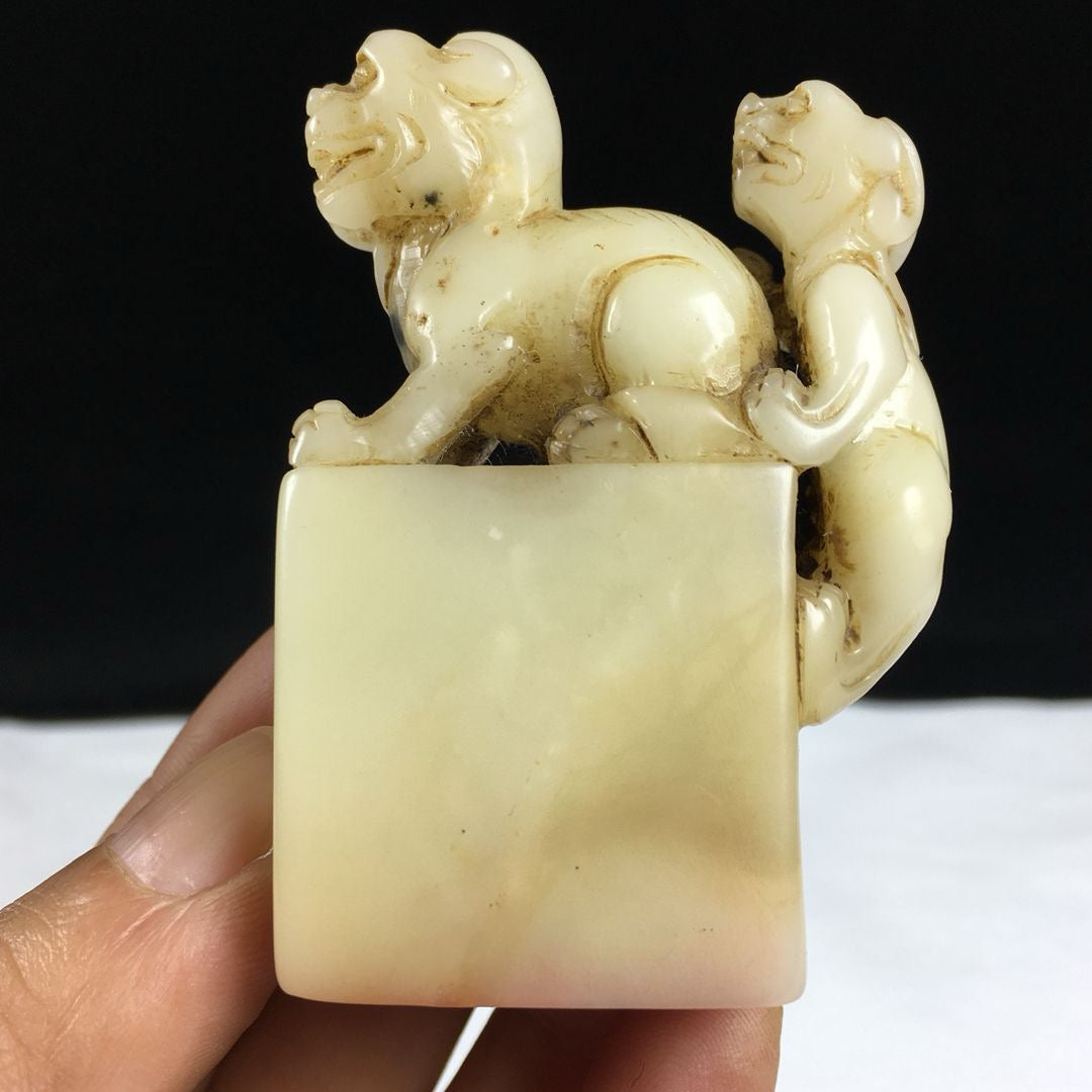 Chinese Antique Shoushan Stone Seal