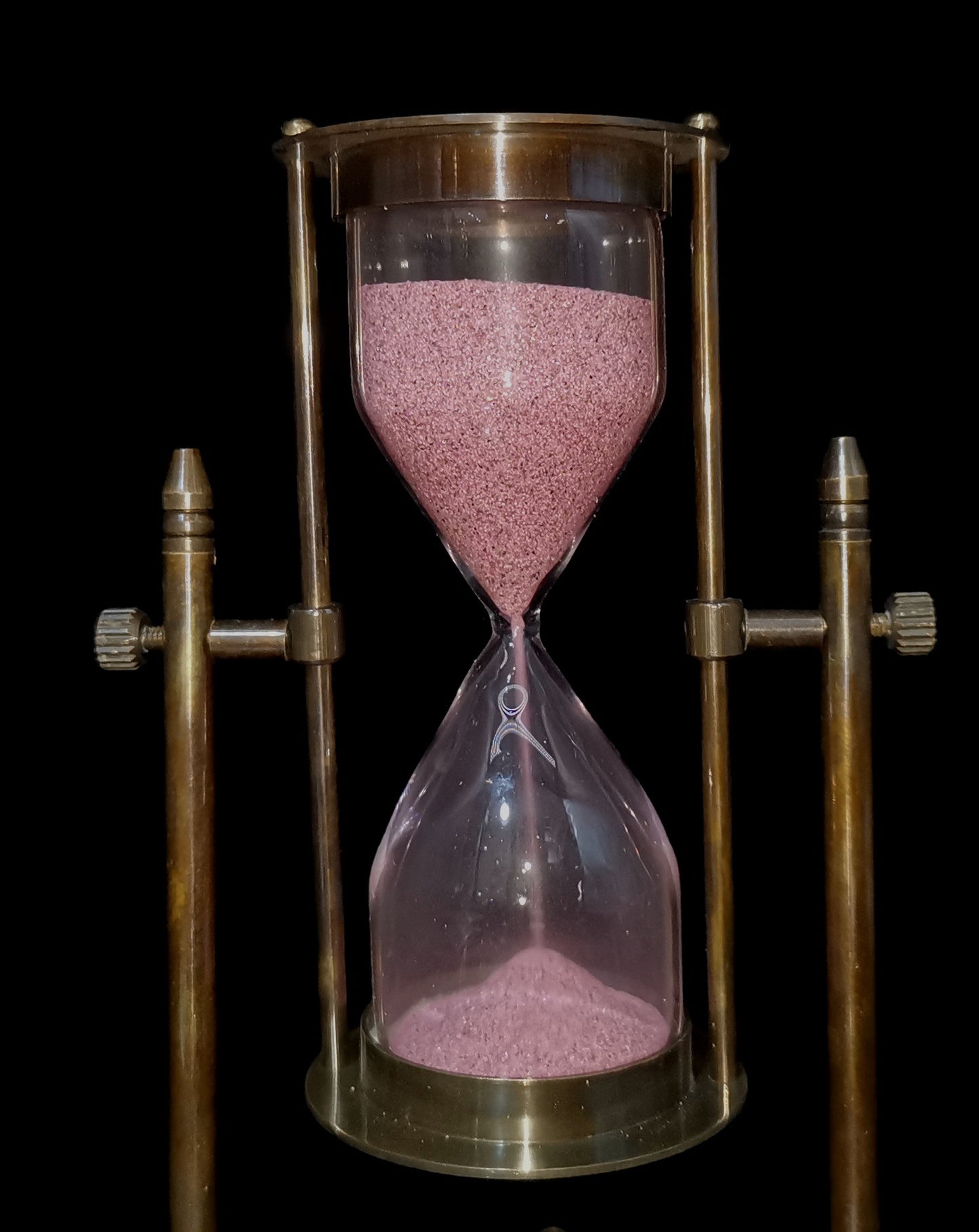 Hourglass with Compass