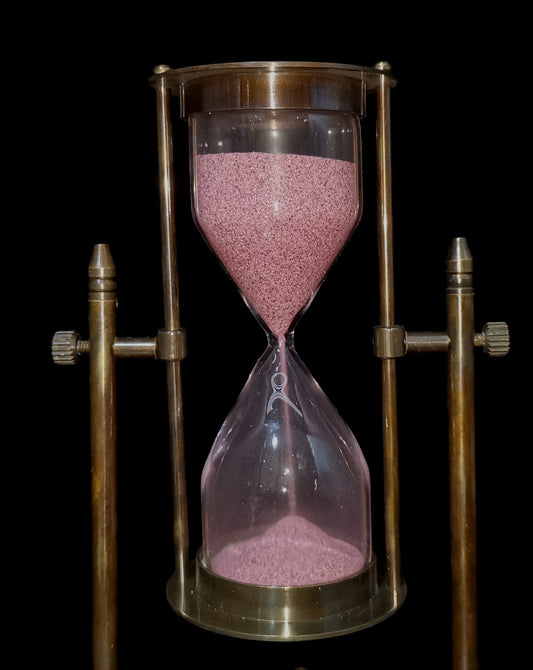 Hourglass with Compass