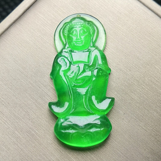 Ice Green Jade Station Guanyin