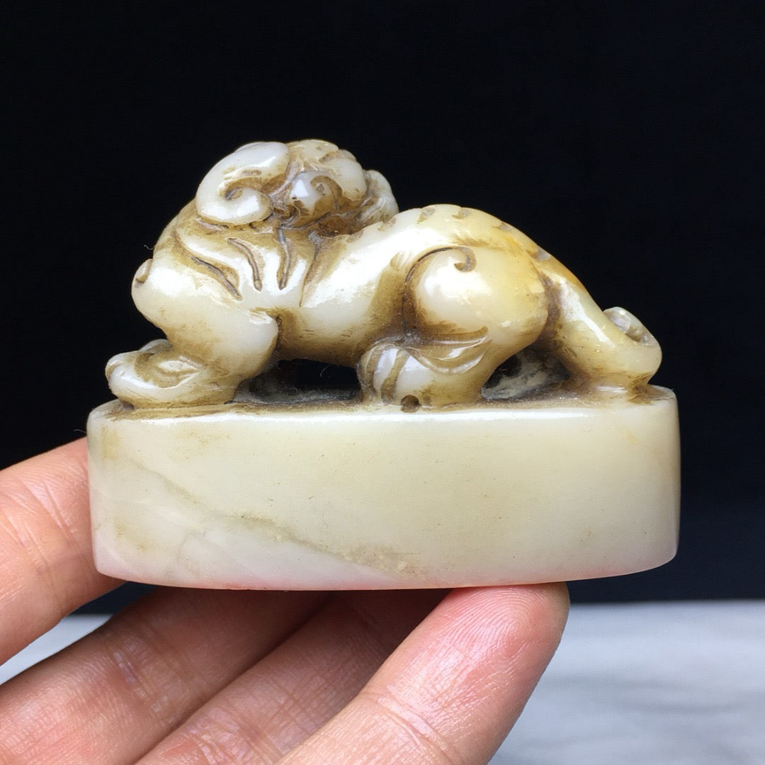 Chinese Antique Shoushan Stone Seal