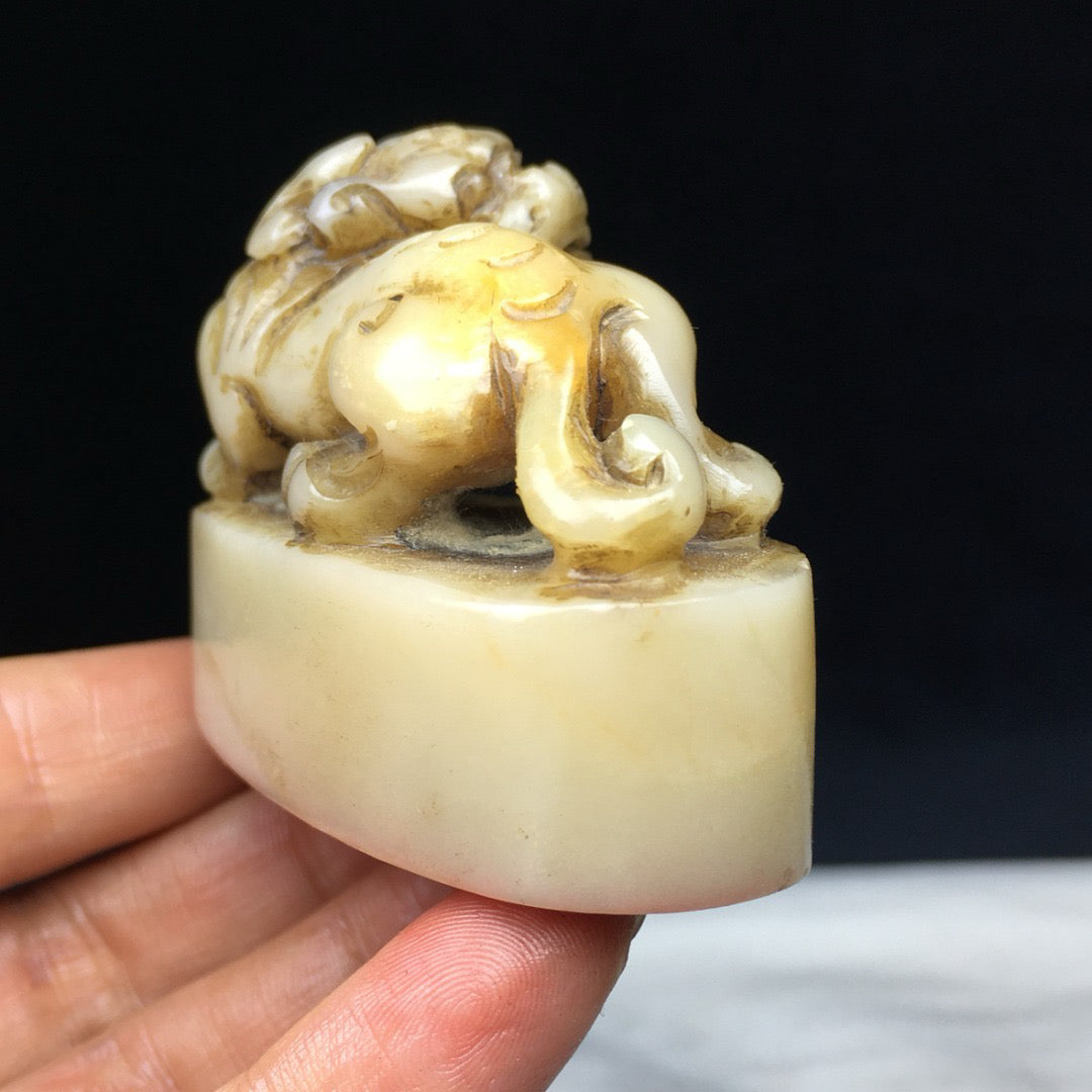 Chinese Antique Shoushan Stone Seal