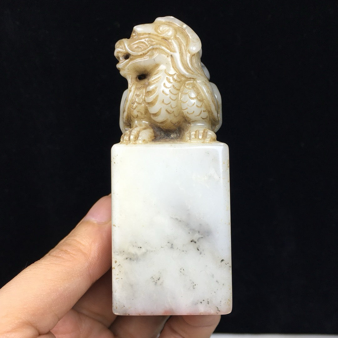 Chinese Antique Shoushan Stone Seal
