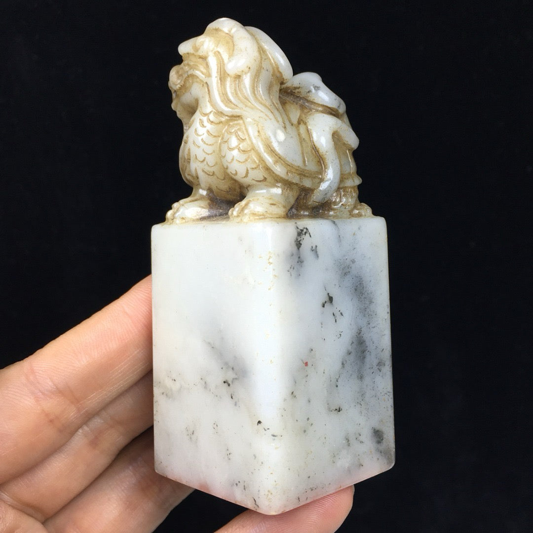 Chinese Antique Shoushan Stone Seal