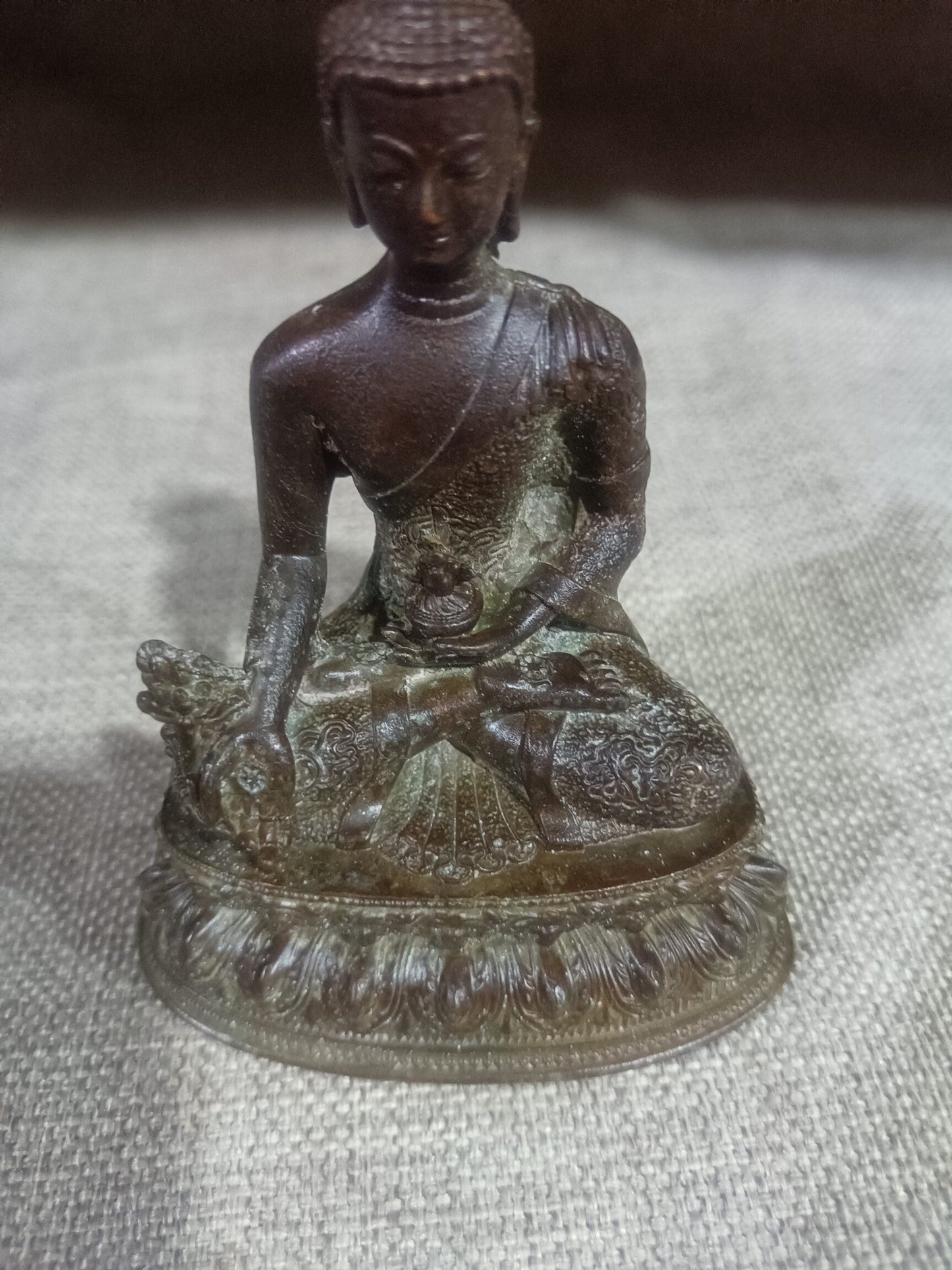 Chinese antique pure copper Buddha statue