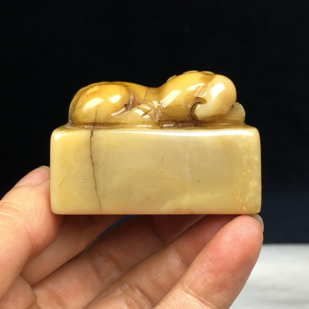 Chinese Antique Shoushan Stone Seal