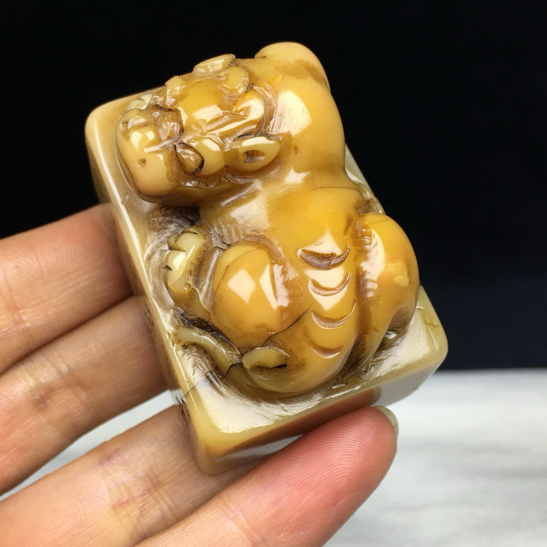 Chinese Antique Shoushan Stone Seal